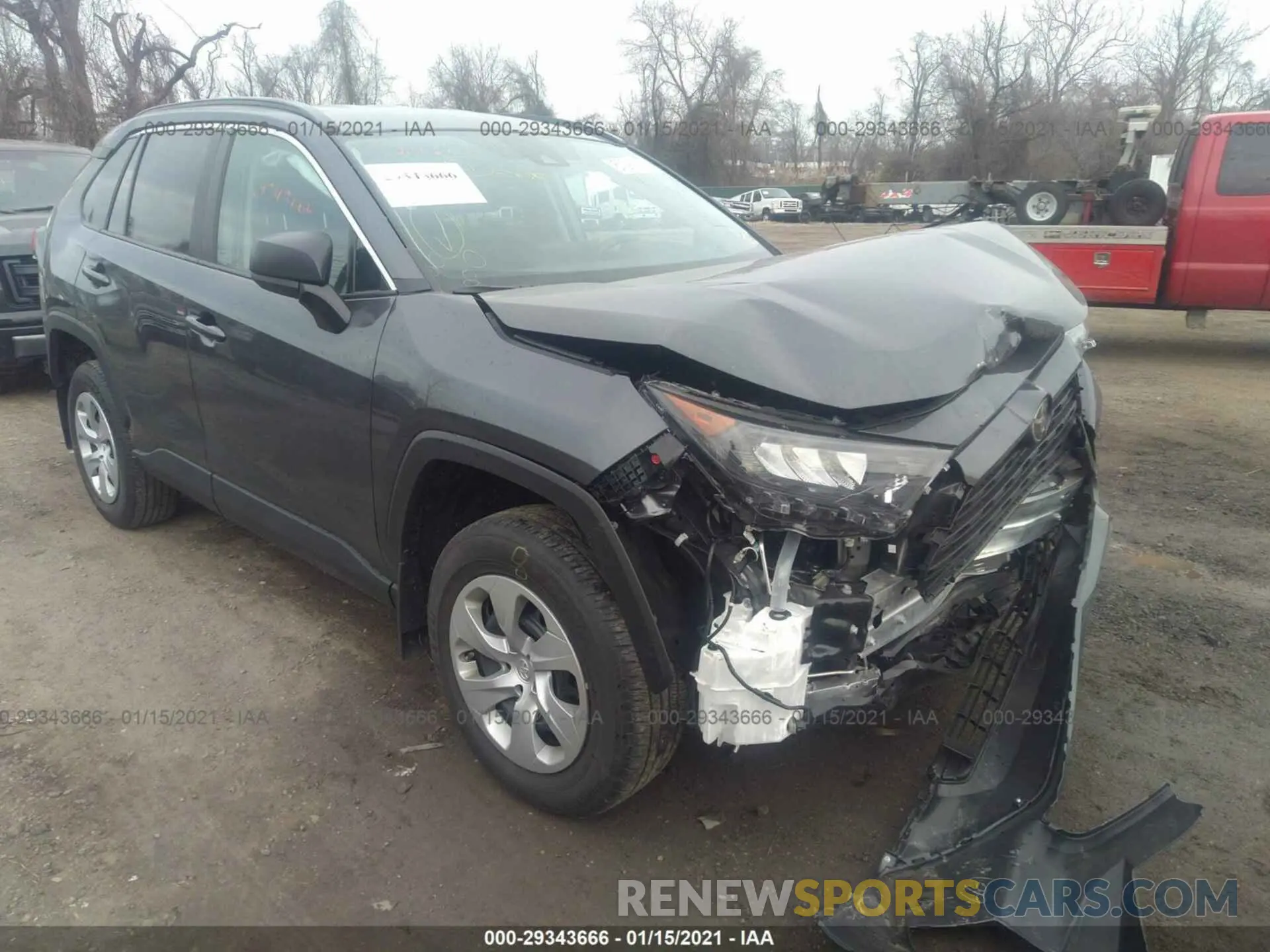 1 fotografías del automóvil dañado 2T3H1RFV5LW096554 TOYOTA RAV4 2020