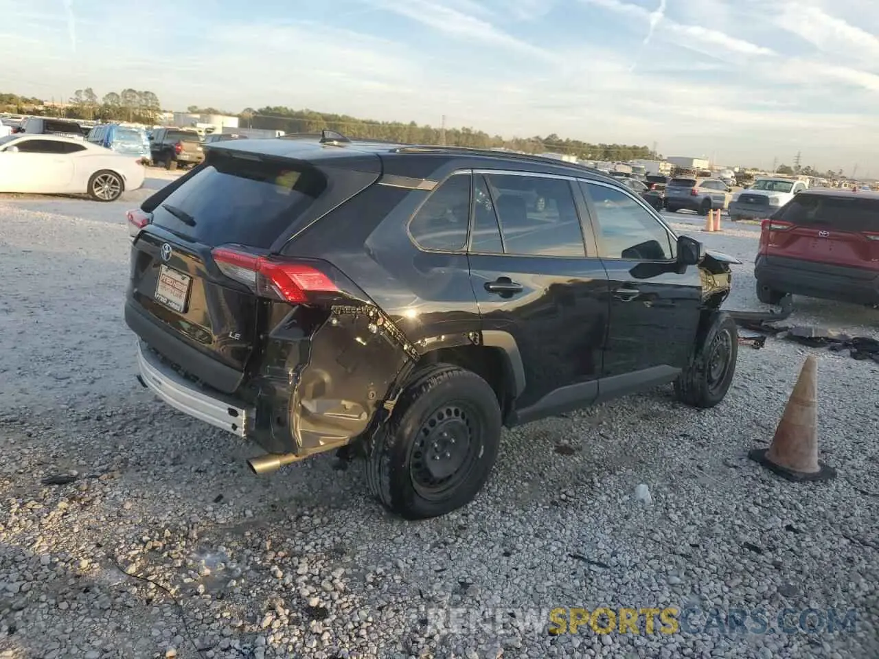 3 fotografías del automóvil dañado 2T3H1RFV6LC042987 TOYOTA RAV4 2020