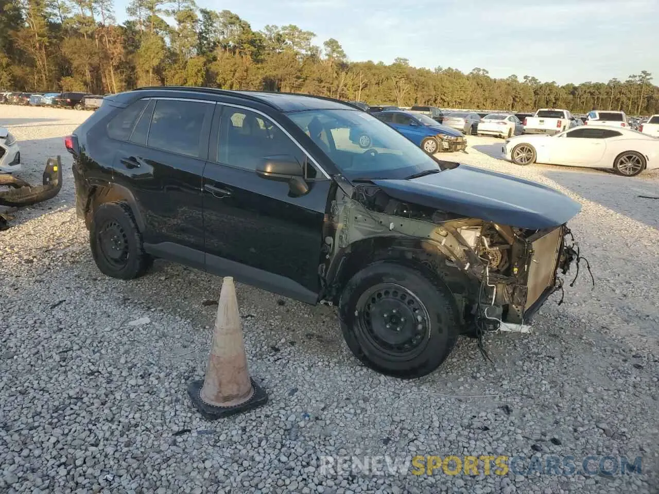 4 fotografías del automóvil dañado 2T3H1RFV6LC042987 TOYOTA RAV4 2020