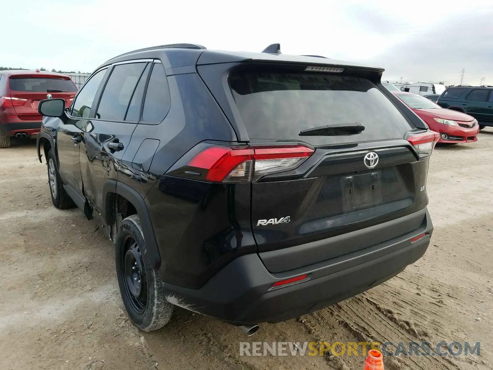 3 fotografías del automóvil dañado 2T3H1RFV6LC043623 TOYOTA RAV4 2020