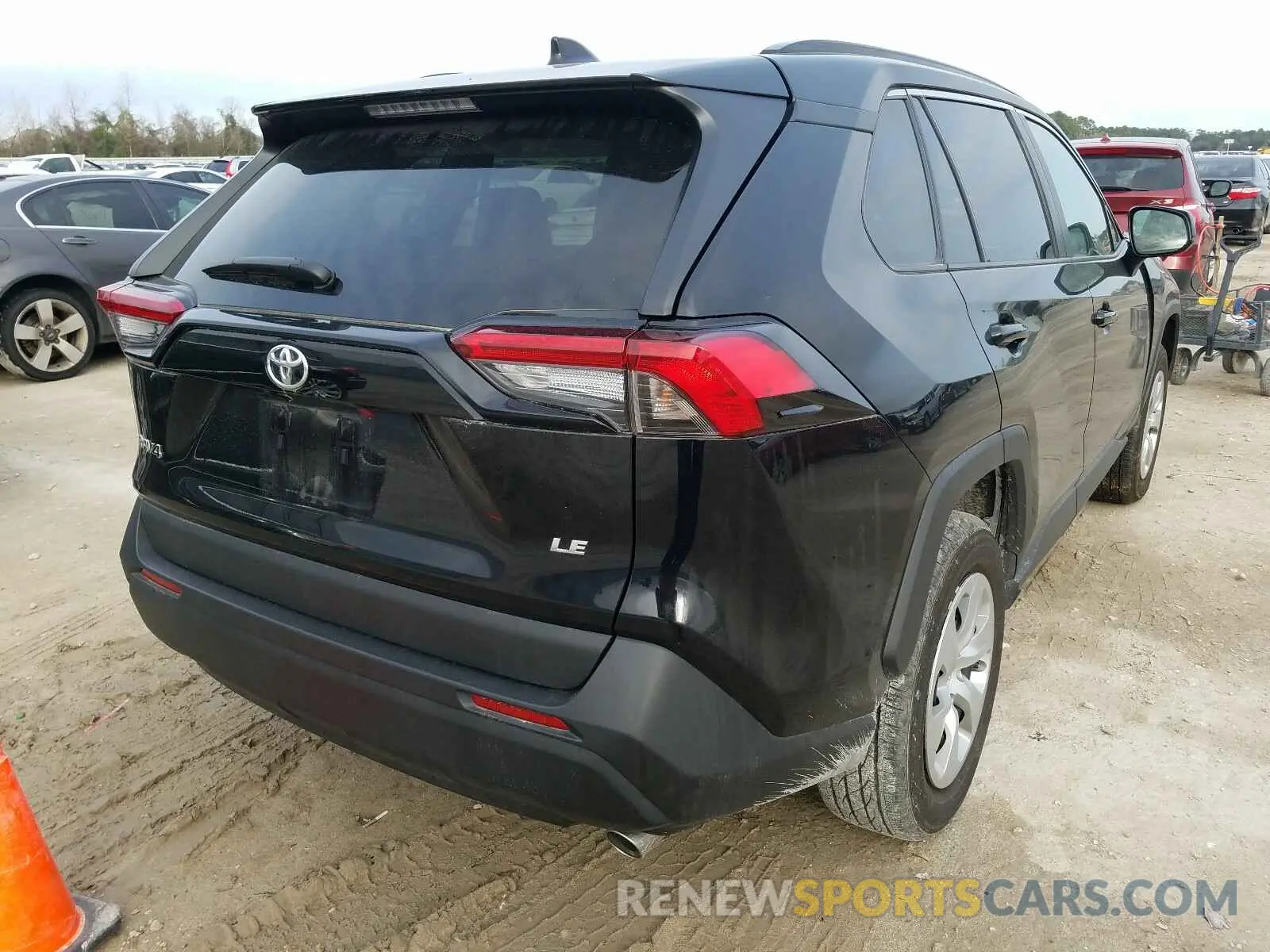 4 fotografías del automóvil dañado 2T3H1RFV6LC043623 TOYOTA RAV4 2020