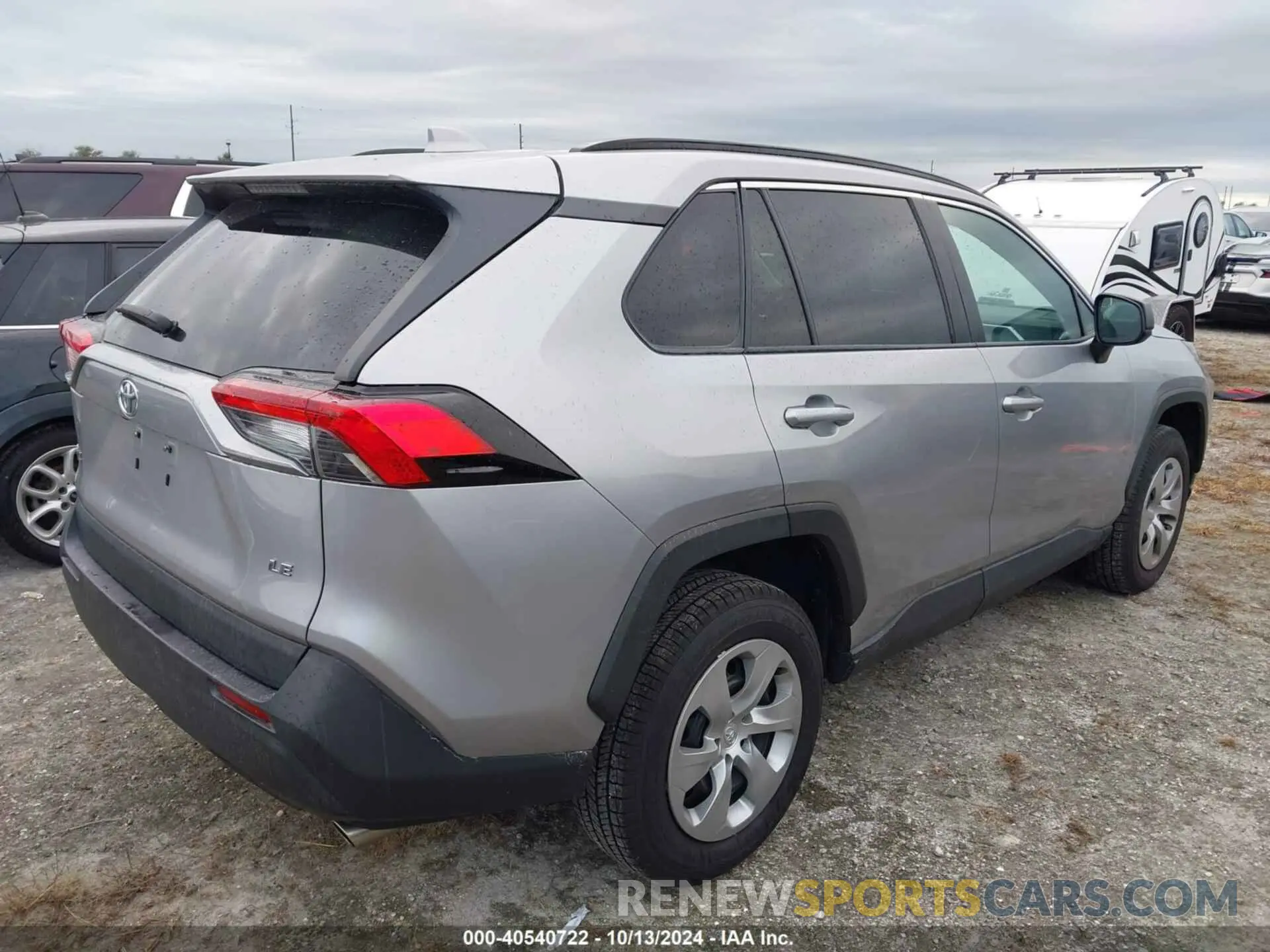 4 fotografías del automóvil dañado 2T3H1RFV6LC065718 TOYOTA RAV4 2020