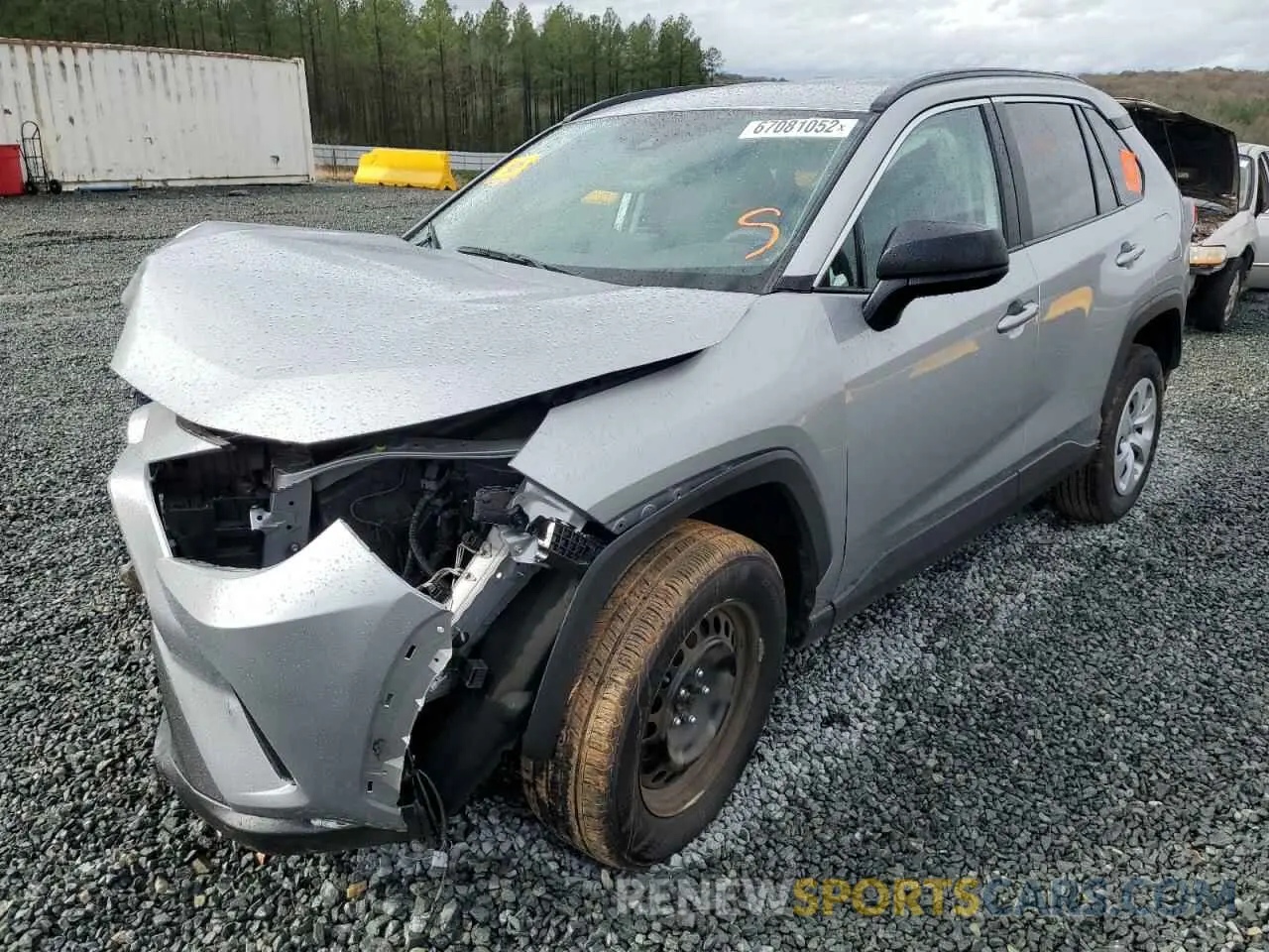 2 fotografías del automóvil dañado 2T3H1RFV6LC075553 TOYOTA RAV4 2020