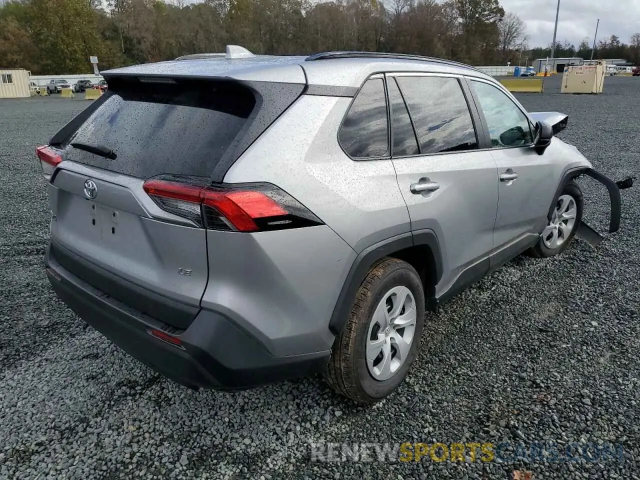 4 fotografías del automóvil dañado 2T3H1RFV6LC075553 TOYOTA RAV4 2020