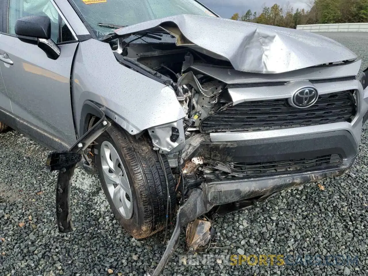 9 fotografías del automóvil dañado 2T3H1RFV6LC075553 TOYOTA RAV4 2020