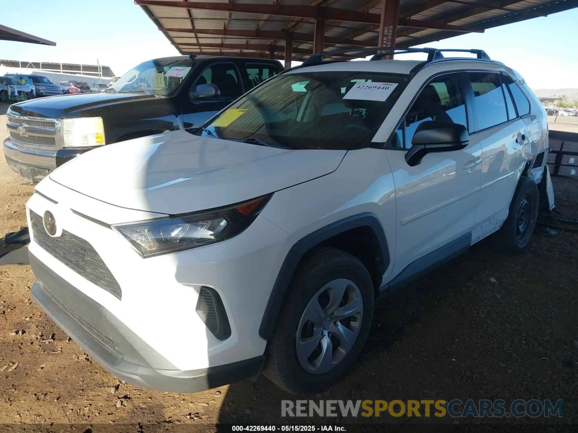 2 fotografías del automóvil dañado 2T3H1RFV6LW067824 TOYOTA RAV4 2020