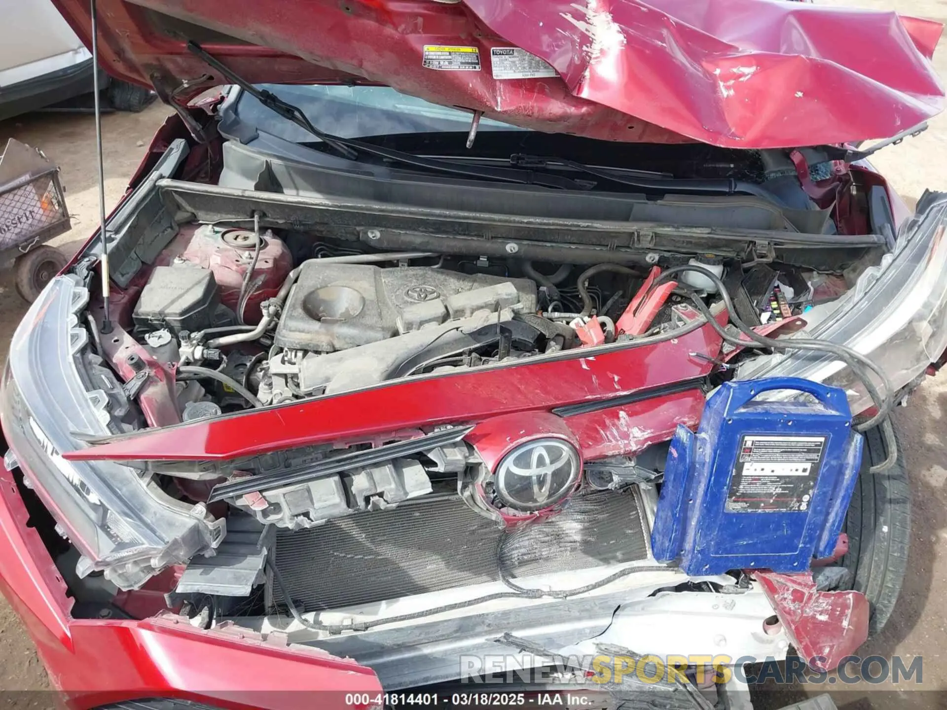 10 fotografías del automóvil dañado 2T3H1RFV6LW075311 TOYOTA RAV4 2020