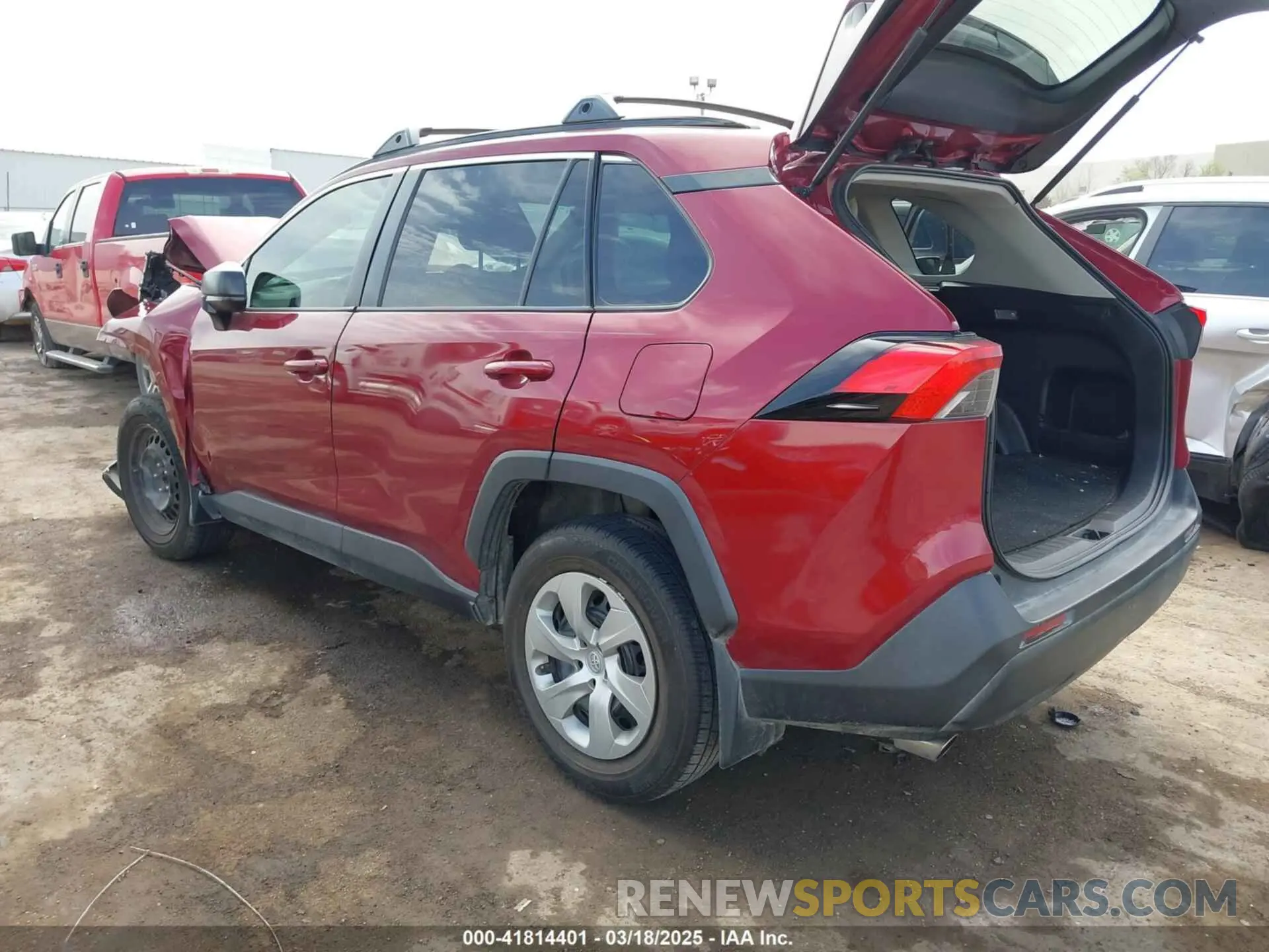 3 fotografías del automóvil dañado 2T3H1RFV6LW075311 TOYOTA RAV4 2020