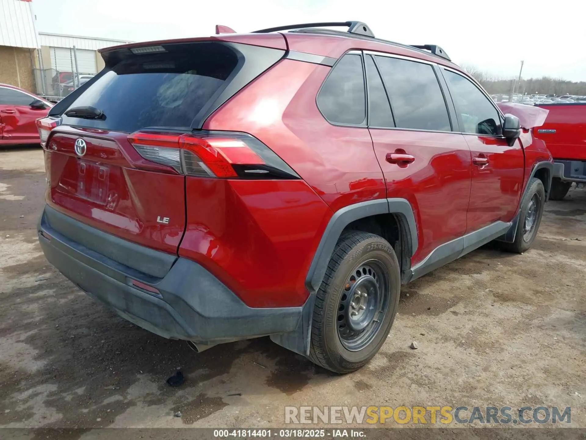 4 fotografías del automóvil dañado 2T3H1RFV6LW075311 TOYOTA RAV4 2020