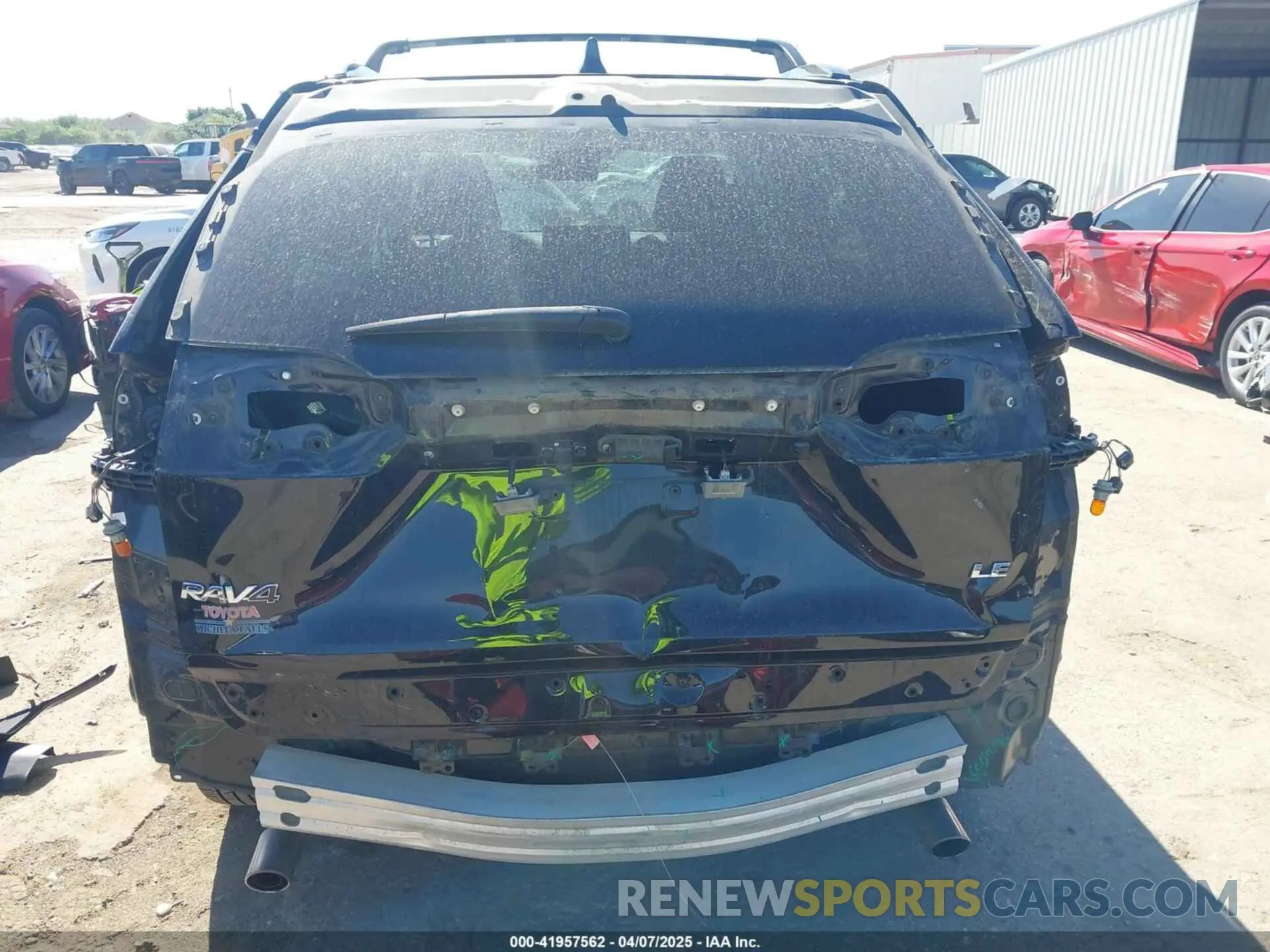 17 fotografías del automóvil dañado 2T3H1RFV6LW087846 TOYOTA RAV4 2020