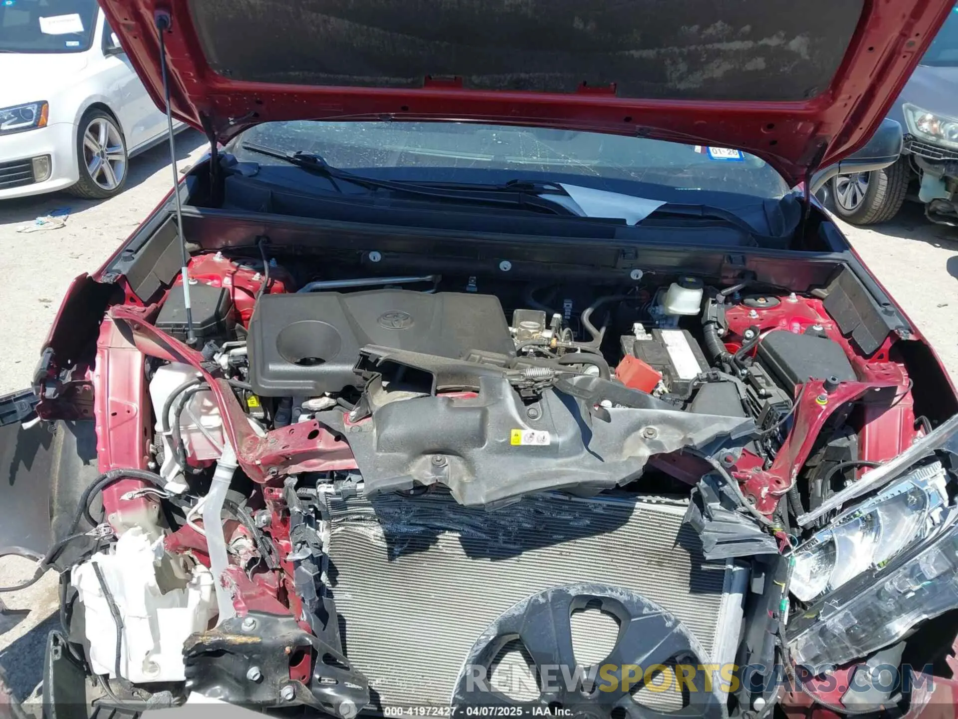 10 fotografías del automóvil dañado 2T3H1RFV6LW088365 TOYOTA RAV4 2020
