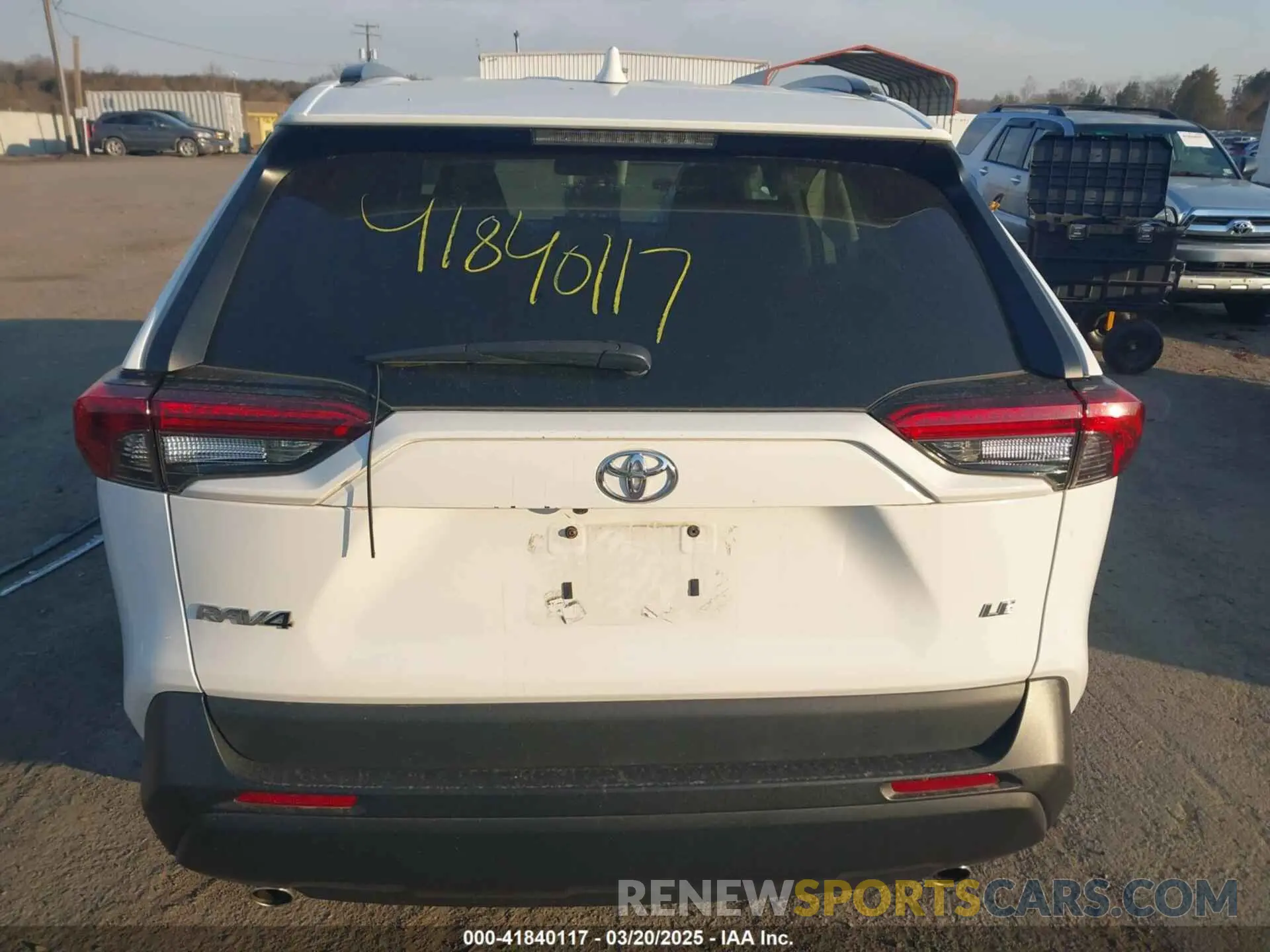 16 fotografías del automóvil dañado 2T3H1RFV7LW098709 TOYOTA RAV4 2020
