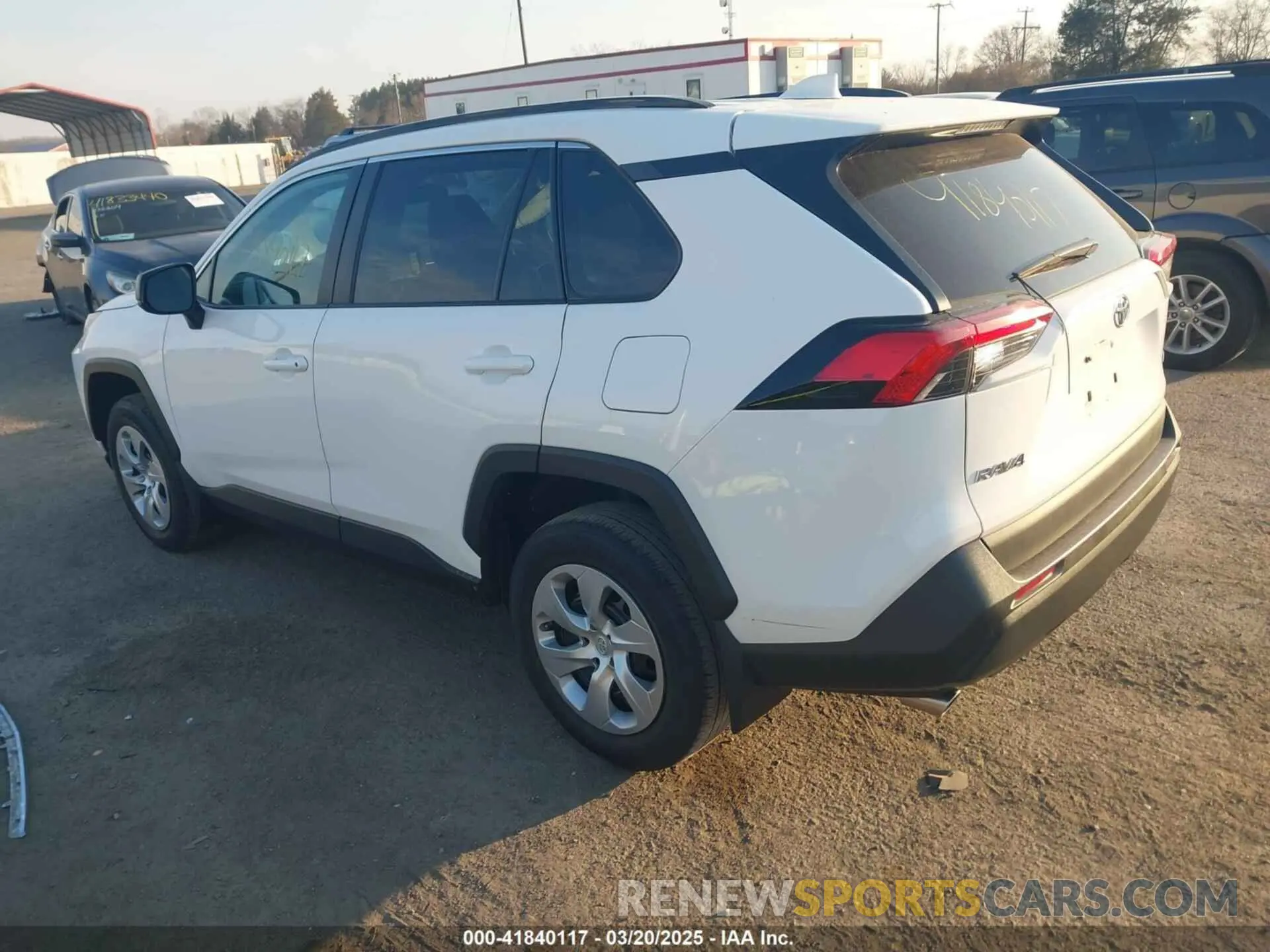 3 fotografías del automóvil dañado 2T3H1RFV7LW098709 TOYOTA RAV4 2020