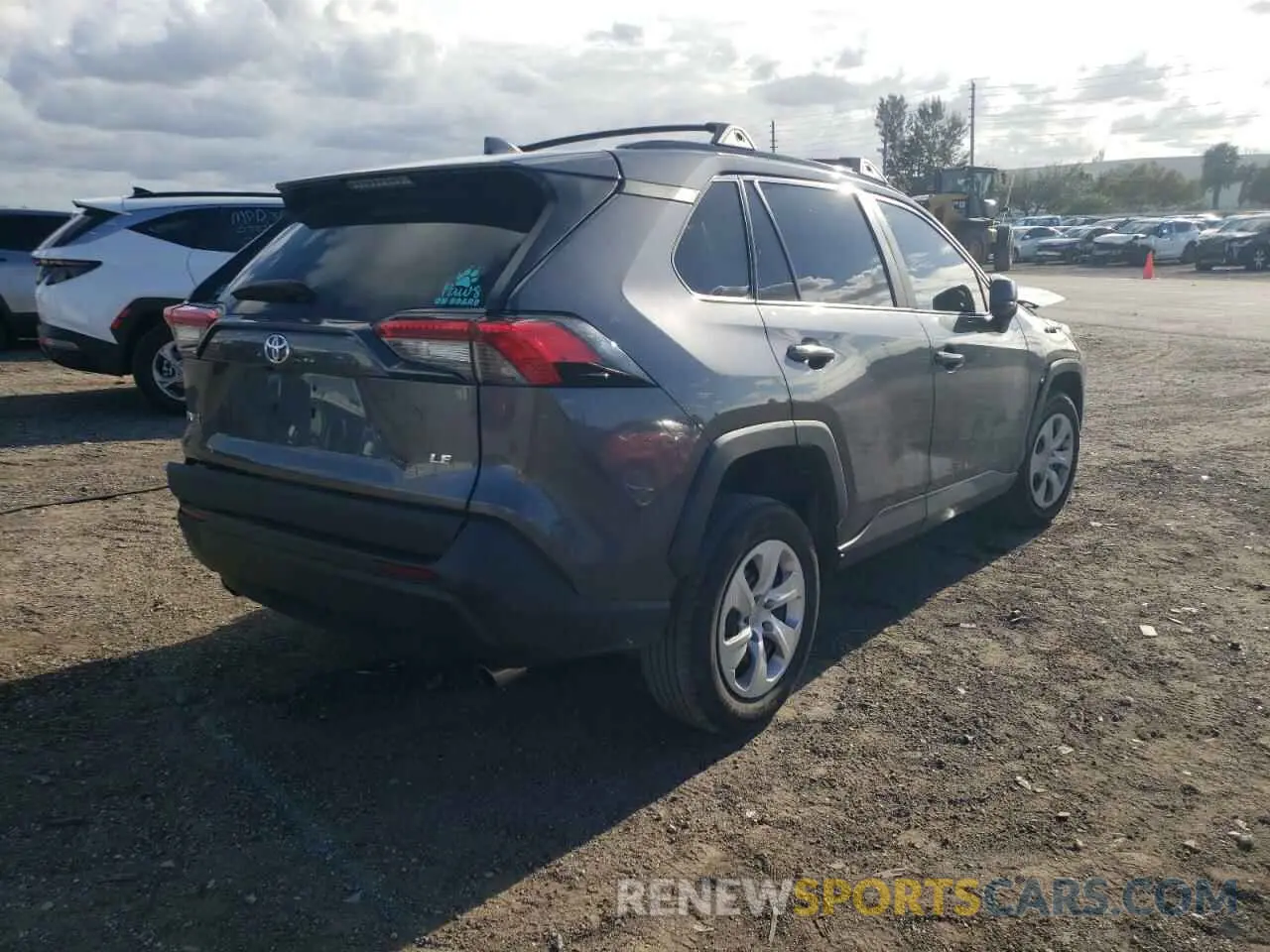 4 fotografías del automóvil dañado 2T3H1RFV8LC072413 TOYOTA RAV4 2020
