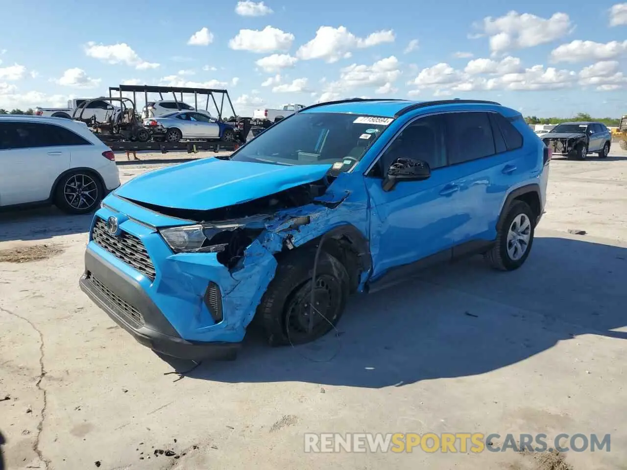 1 fotografías del automóvil dañado 2T3H1RFV8LW060907 TOYOTA RAV4 2020