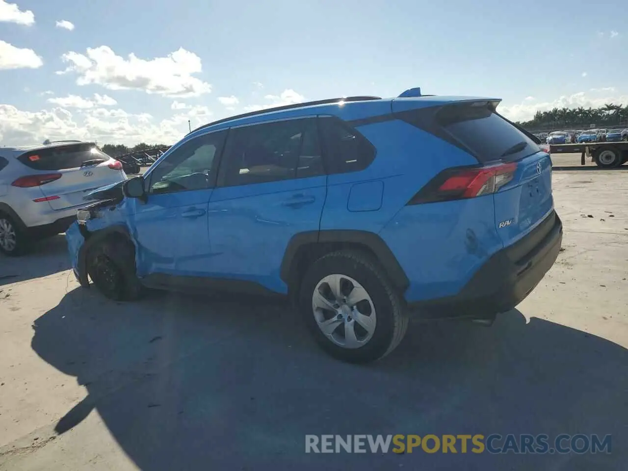 2 fotografías del automóvil dañado 2T3H1RFV8LW060907 TOYOTA RAV4 2020