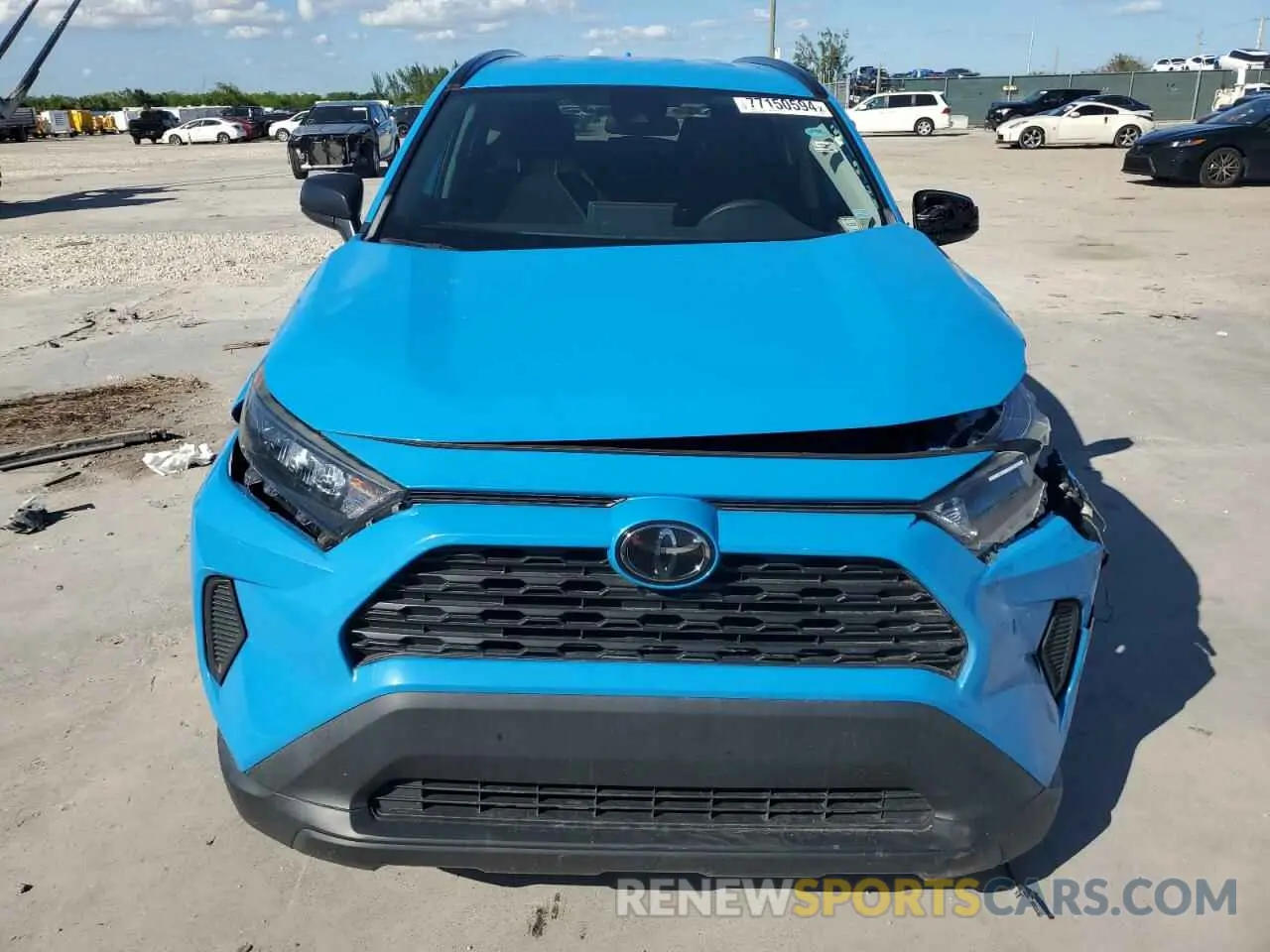 5 fotografías del automóvil dañado 2T3H1RFV8LW060907 TOYOTA RAV4 2020