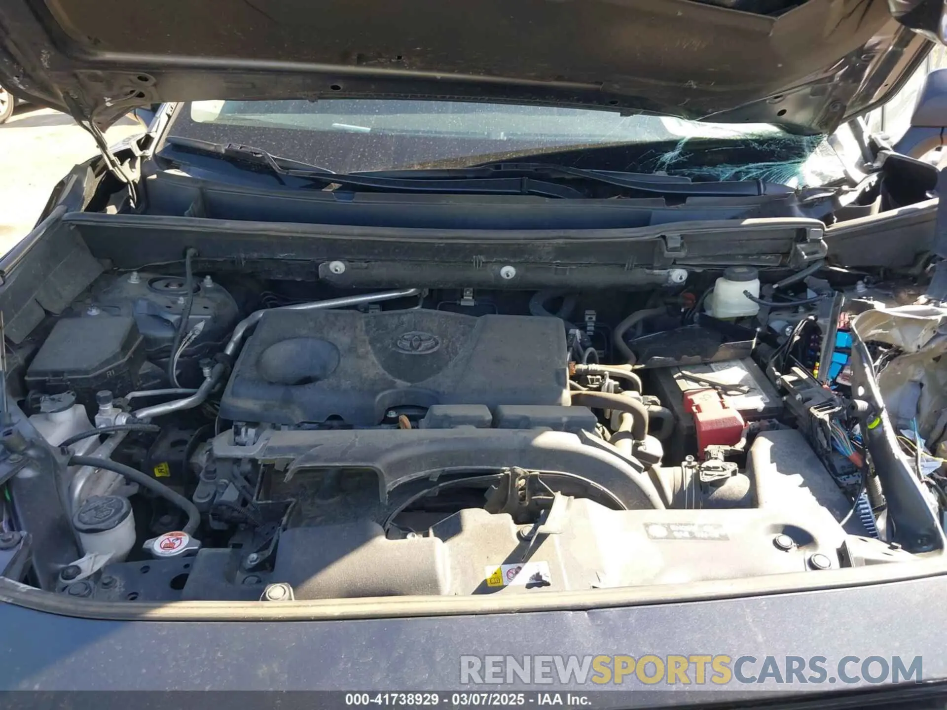 10 fotografías del automóvil dañado 2T3H1RFV8LW103724 TOYOTA RAV4 2020
