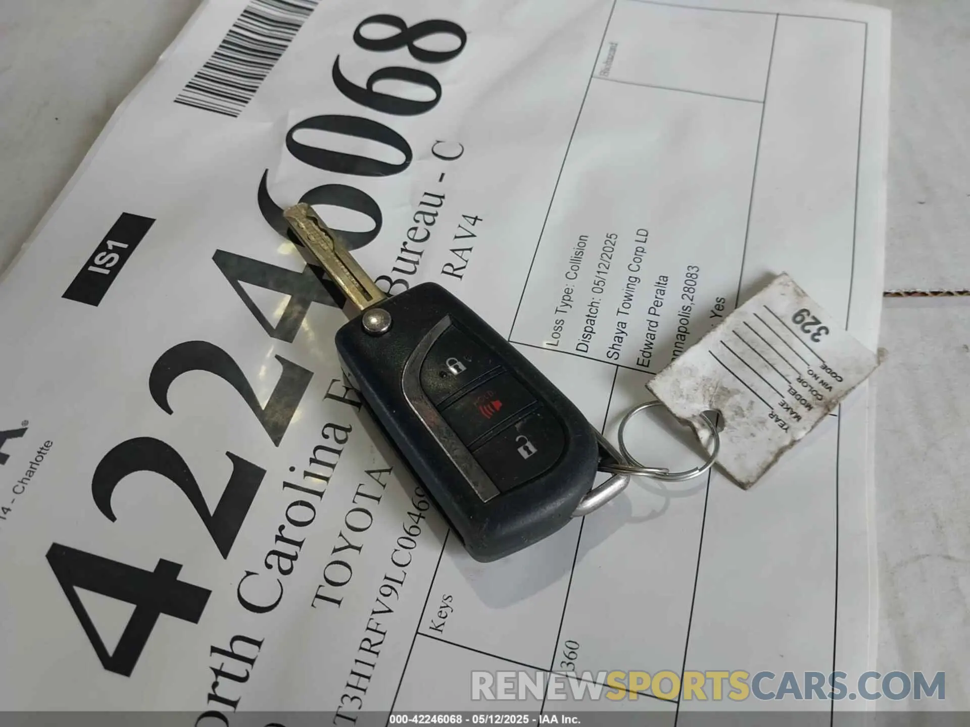 11 fotografías del automóvil dañado 2T3H1RFV9LC064692 TOYOTA RAV4 2020