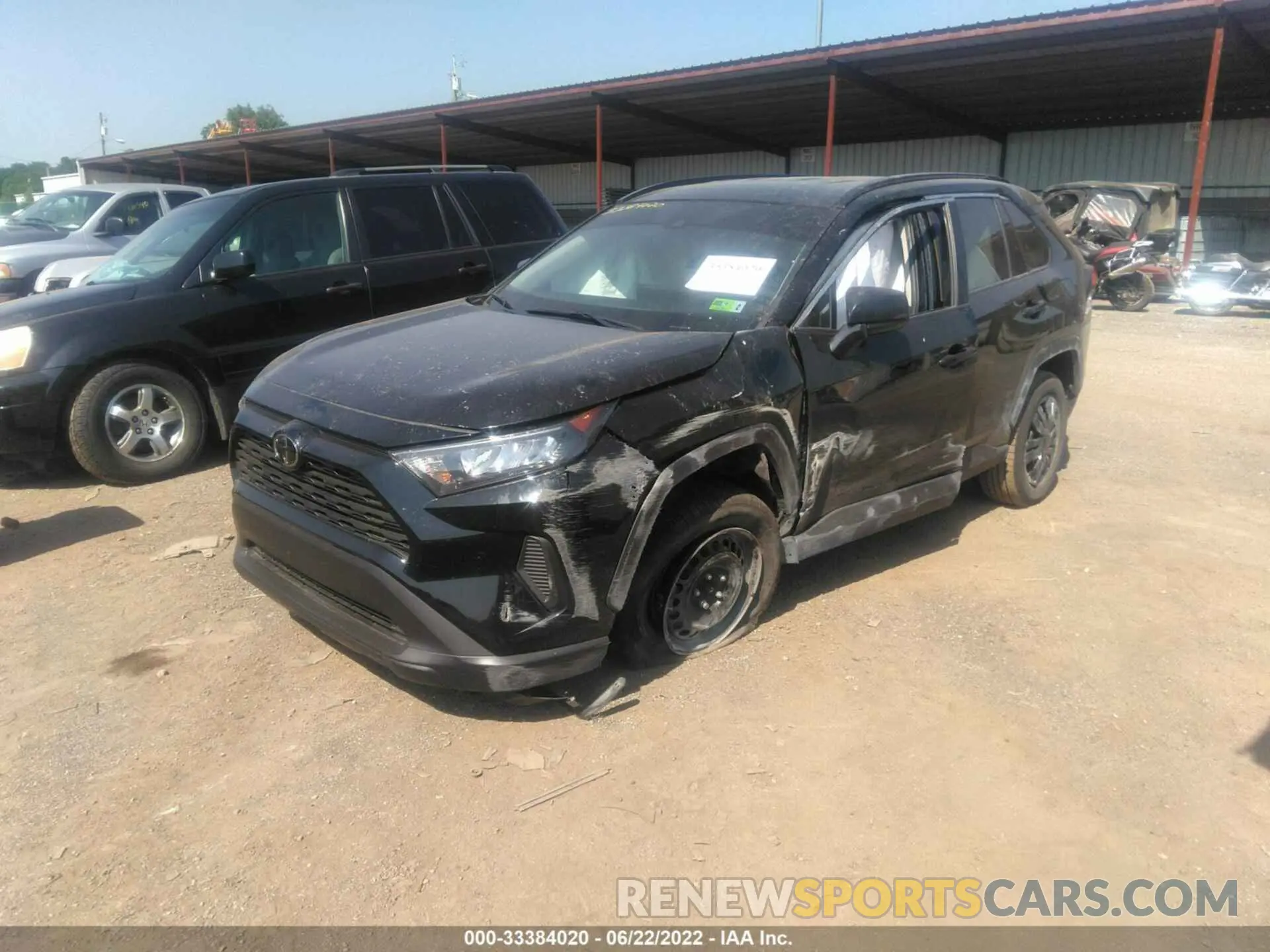 2 fotografías del automóvil dañado 2T3H1RFV9LC072016 TOYOTA RAV4 2020