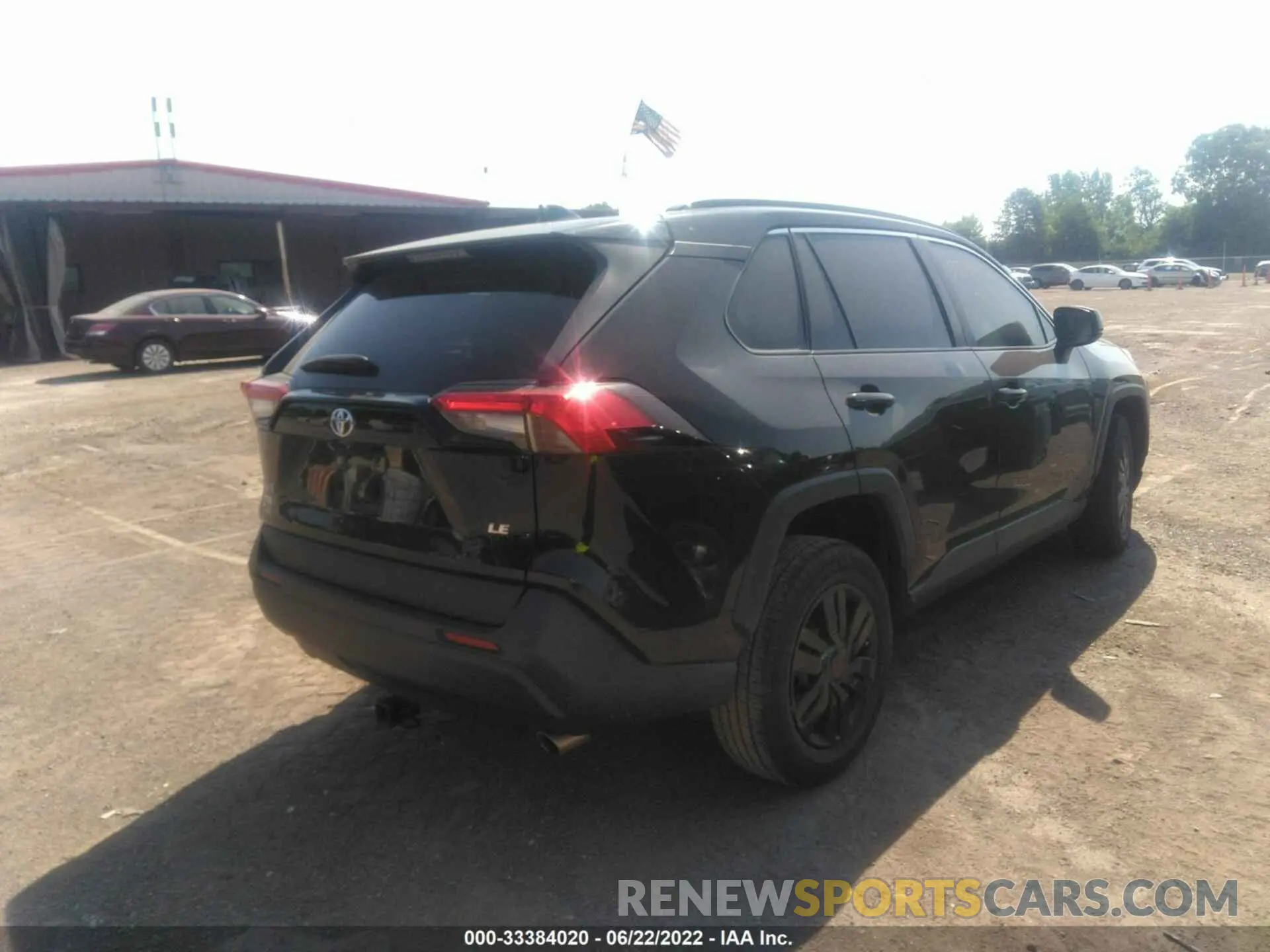 4 fotografías del automóvil dañado 2T3H1RFV9LC072016 TOYOTA RAV4 2020