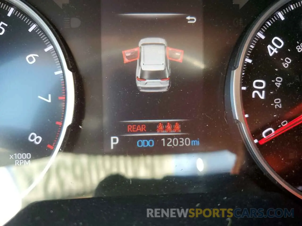 8 fotografías del automóvil dañado 2T3H1RFV9LC083467 TOYOTA RAV4 2020