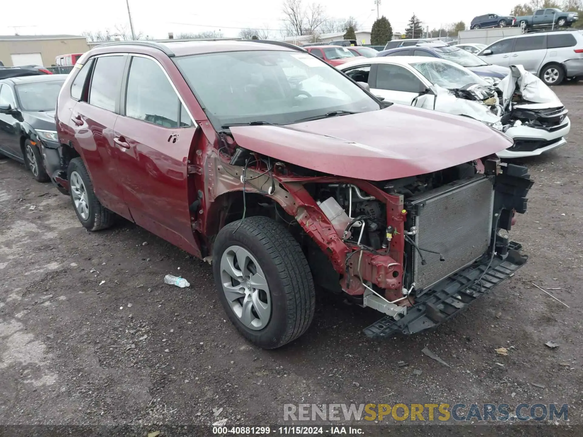 1 fotografías del automóvil dañado 2T3H1RFV9LW067526 TOYOTA RAV4 2020