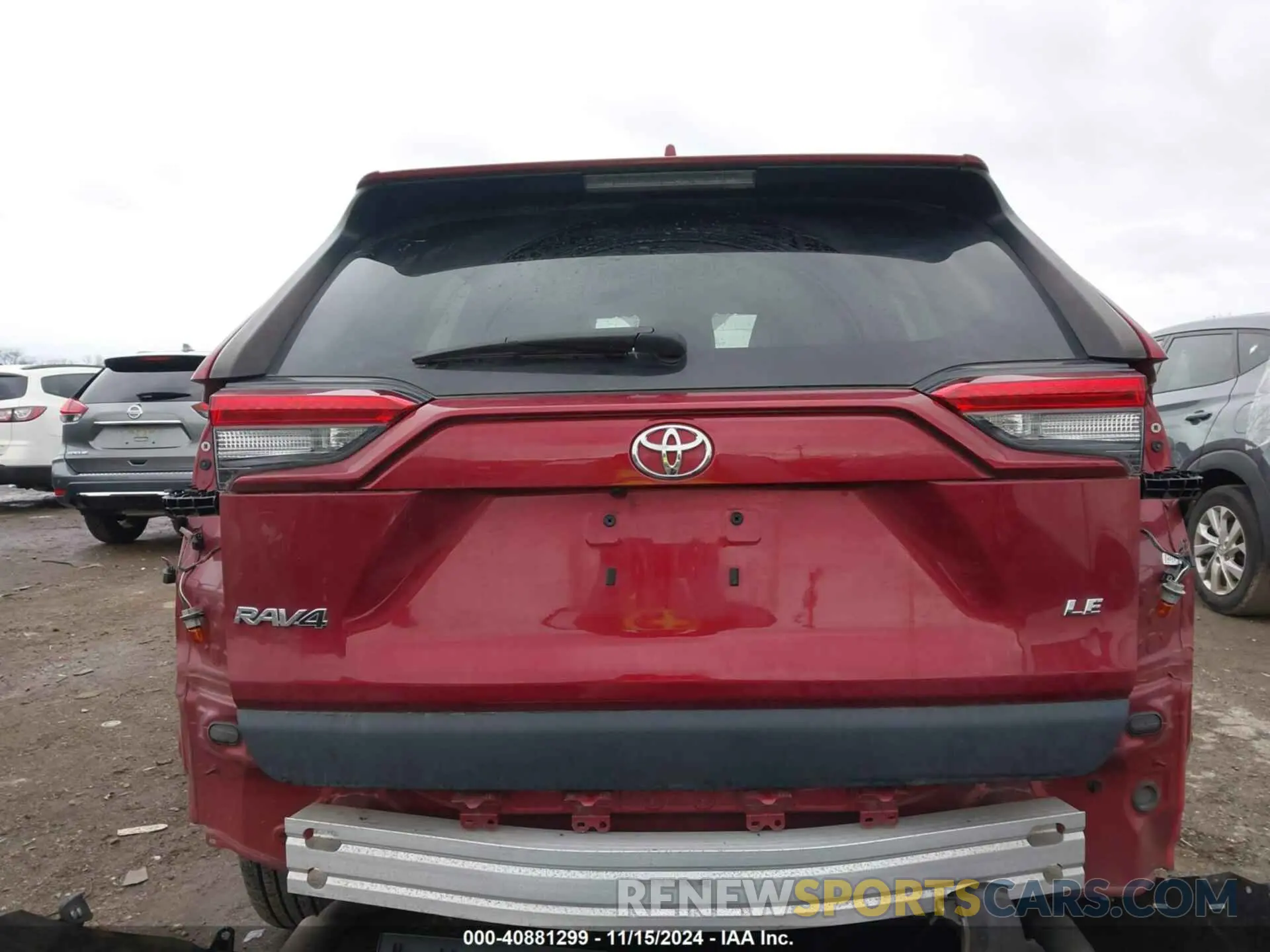 17 fotografías del automóvil dañado 2T3H1RFV9LW067526 TOYOTA RAV4 2020