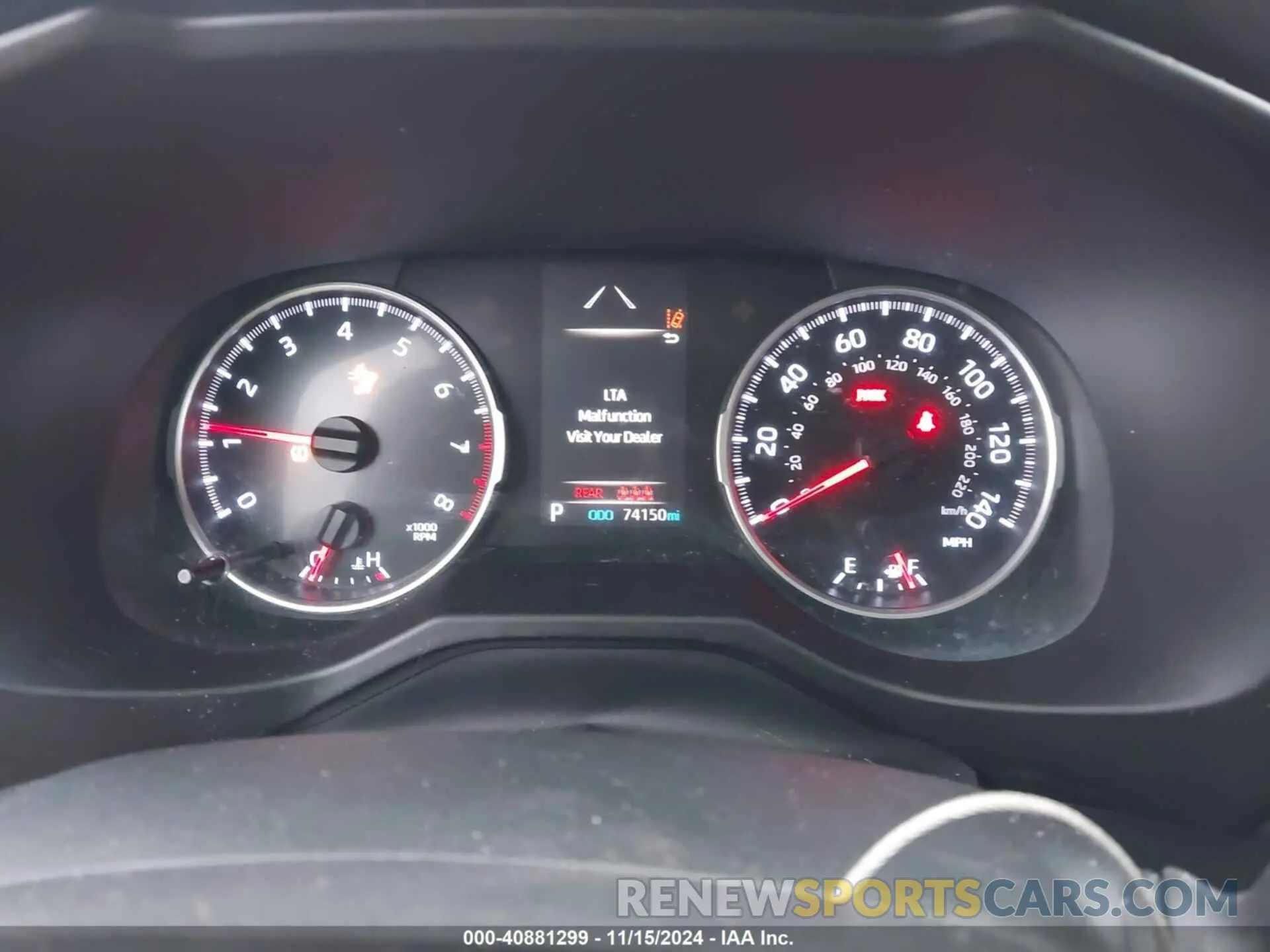 7 fotografías del automóvil dañado 2T3H1RFV9LW067526 TOYOTA RAV4 2020