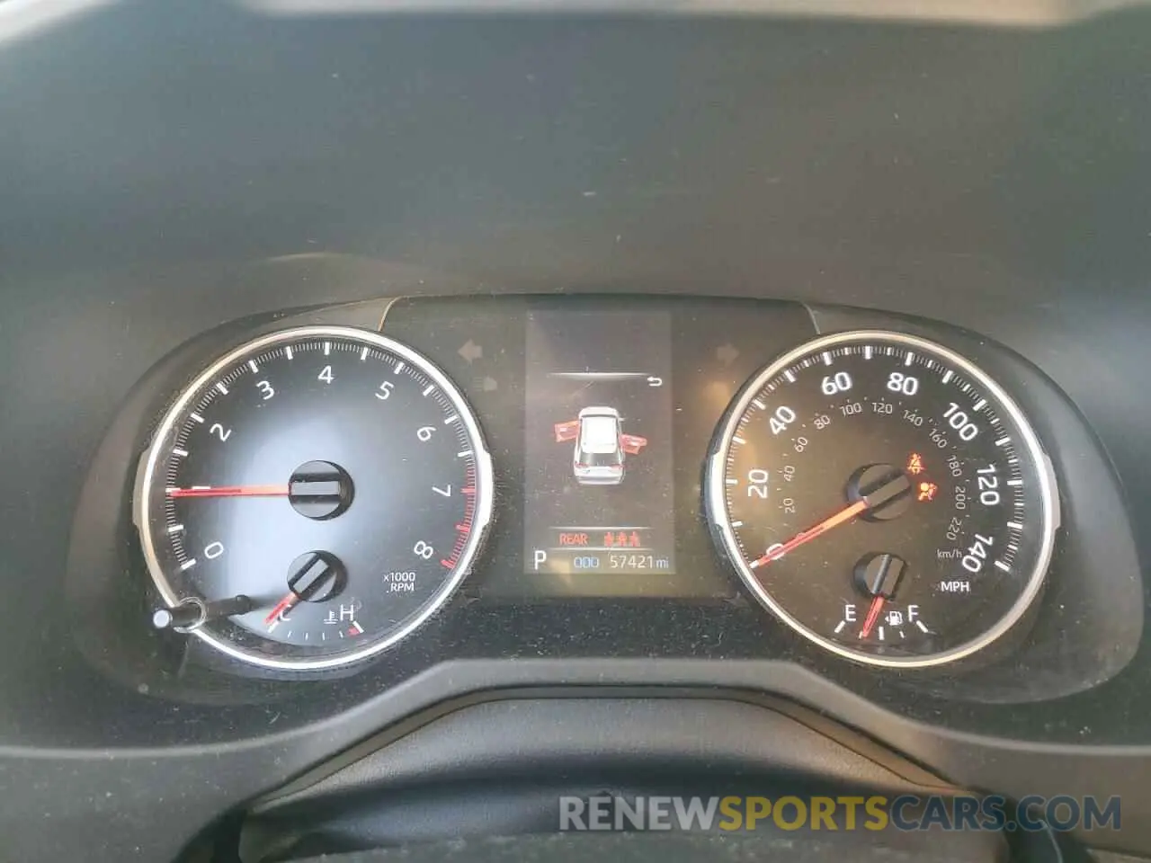 9 fotografías del automóvil dañado 2T3H1RFV9LW095407 TOYOTA RAV4 2020
