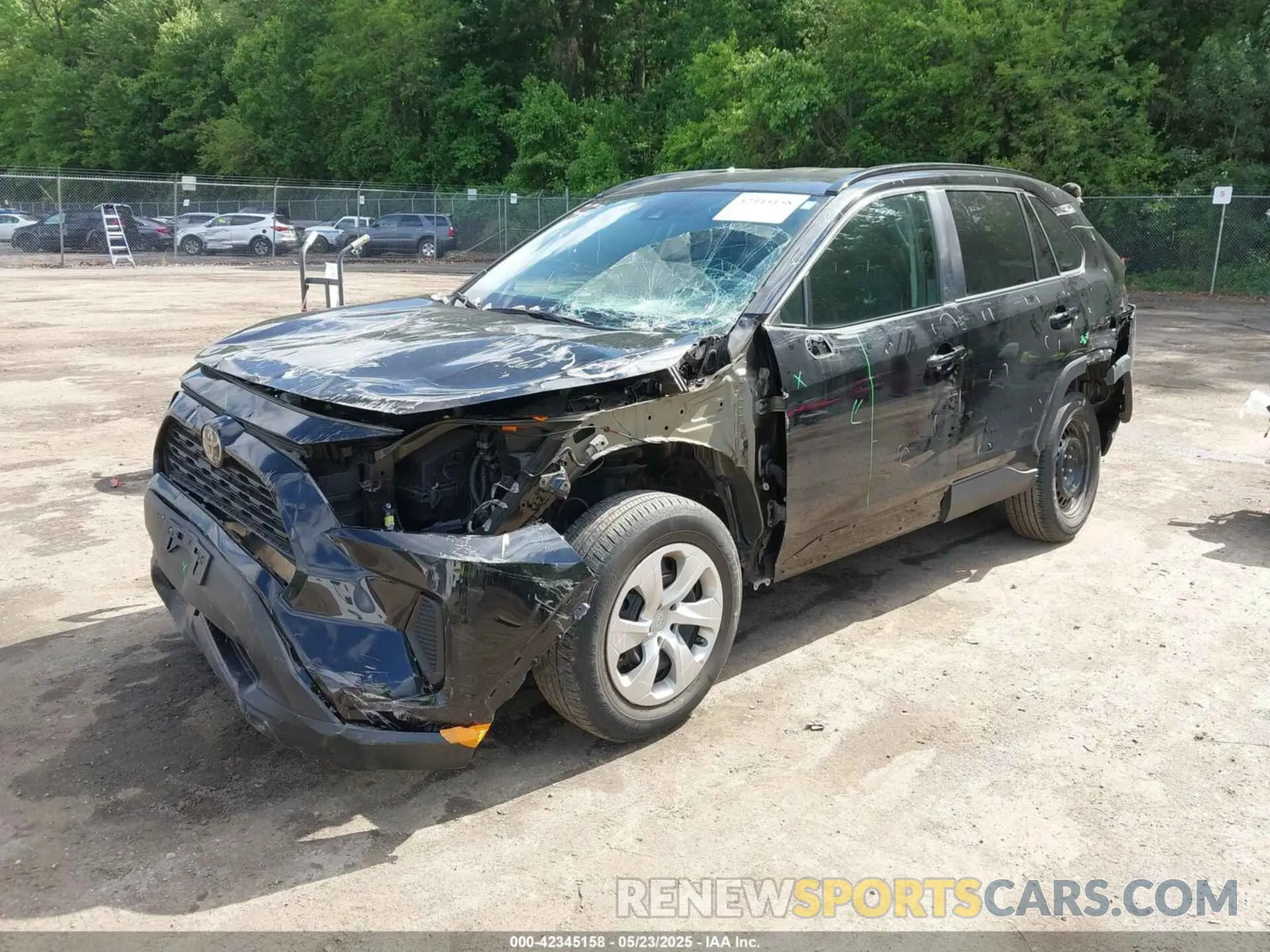 2 fotografías del automóvil dañado 2T3H1RFV9LW100122 TOYOTA RAV4 2020