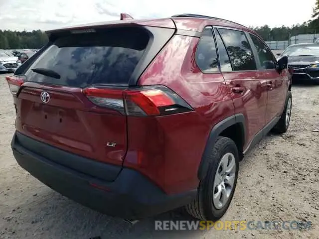 4 fotografías del automóvil dañado 2T3H1RFVXLC039123 TOYOTA RAV4 2020