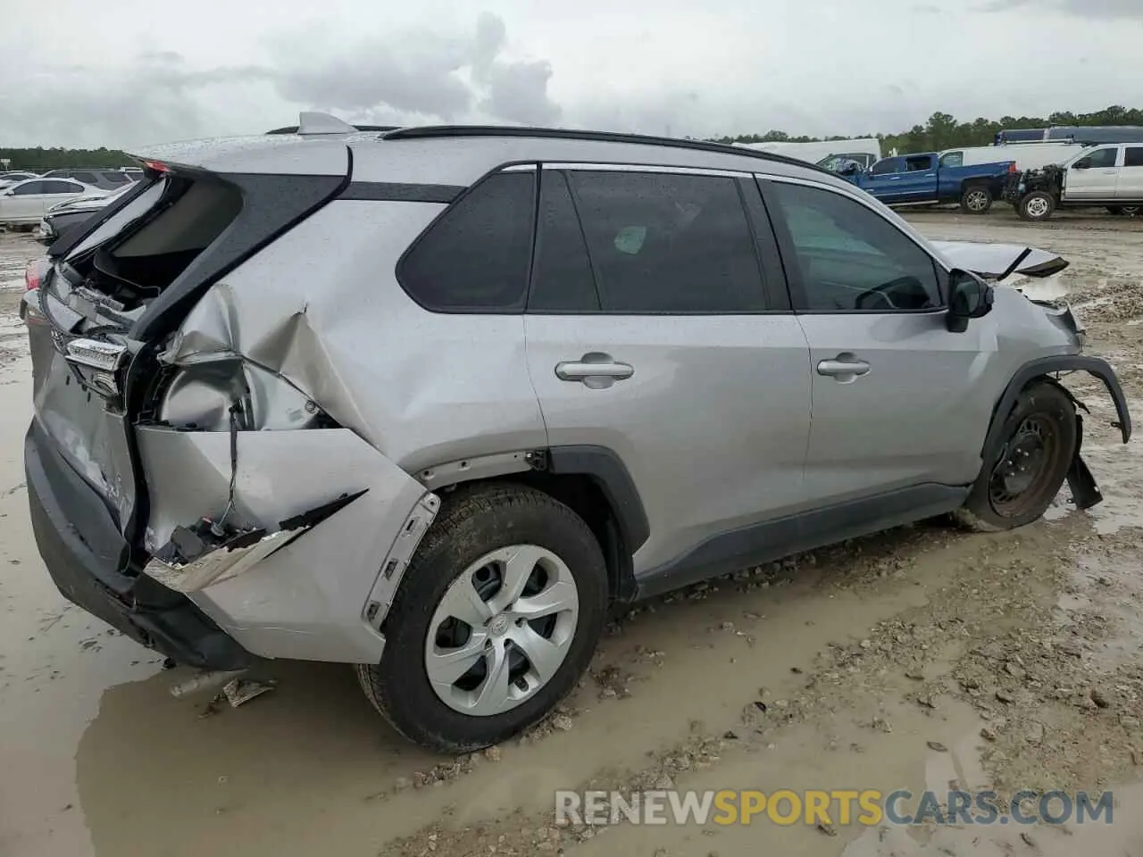 3 fotografías del automóvil dañado 2T3H1RFVXLC046671 TOYOTA RAV4 2020