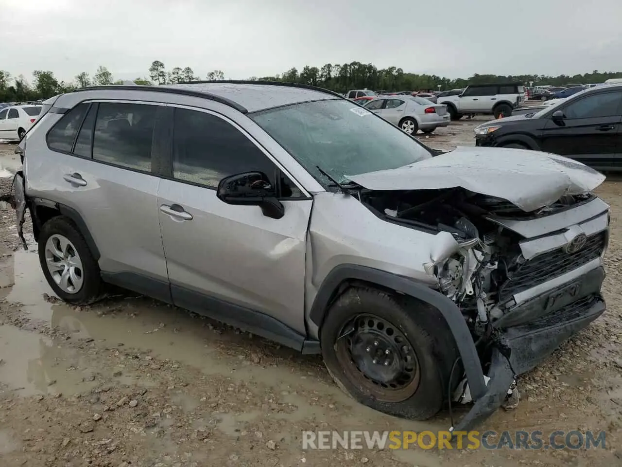 4 fotografías del automóvil dañado 2T3H1RFVXLC046671 TOYOTA RAV4 2020