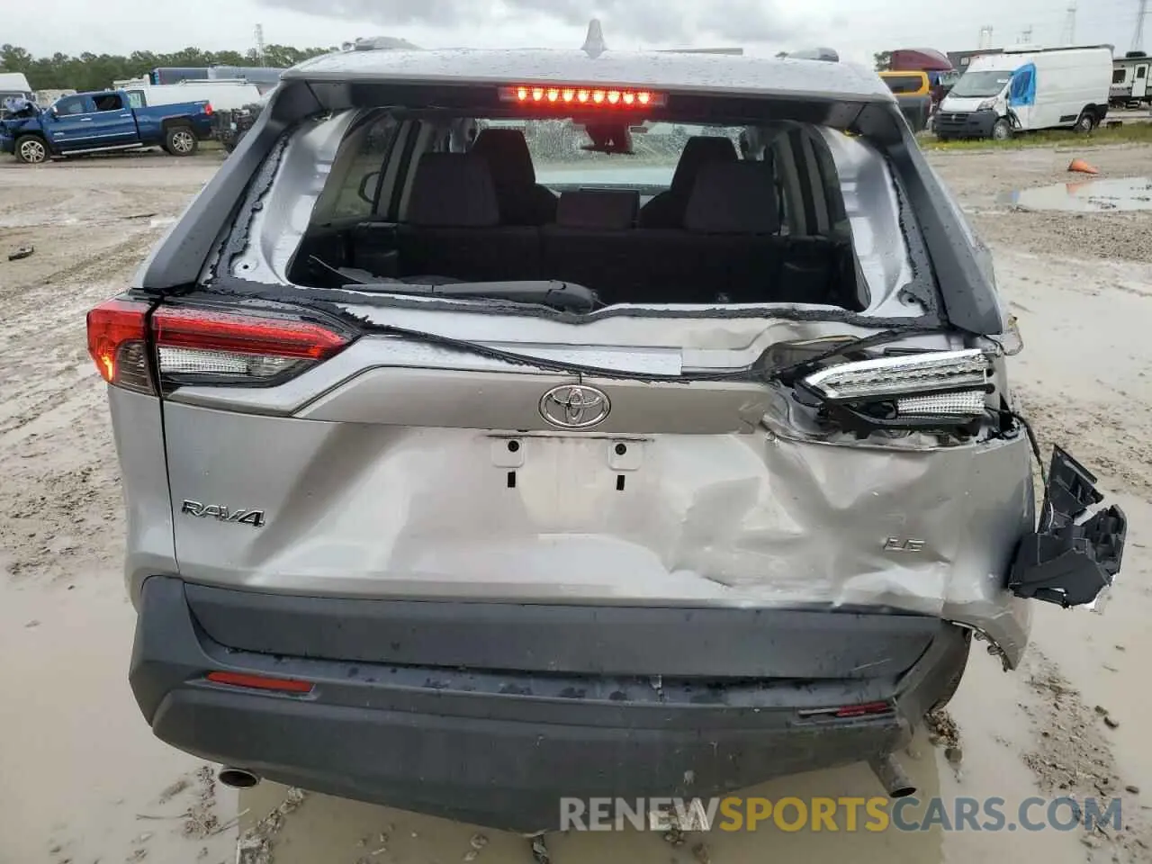 6 fotografías del automóvil dañado 2T3H1RFVXLC046671 TOYOTA RAV4 2020