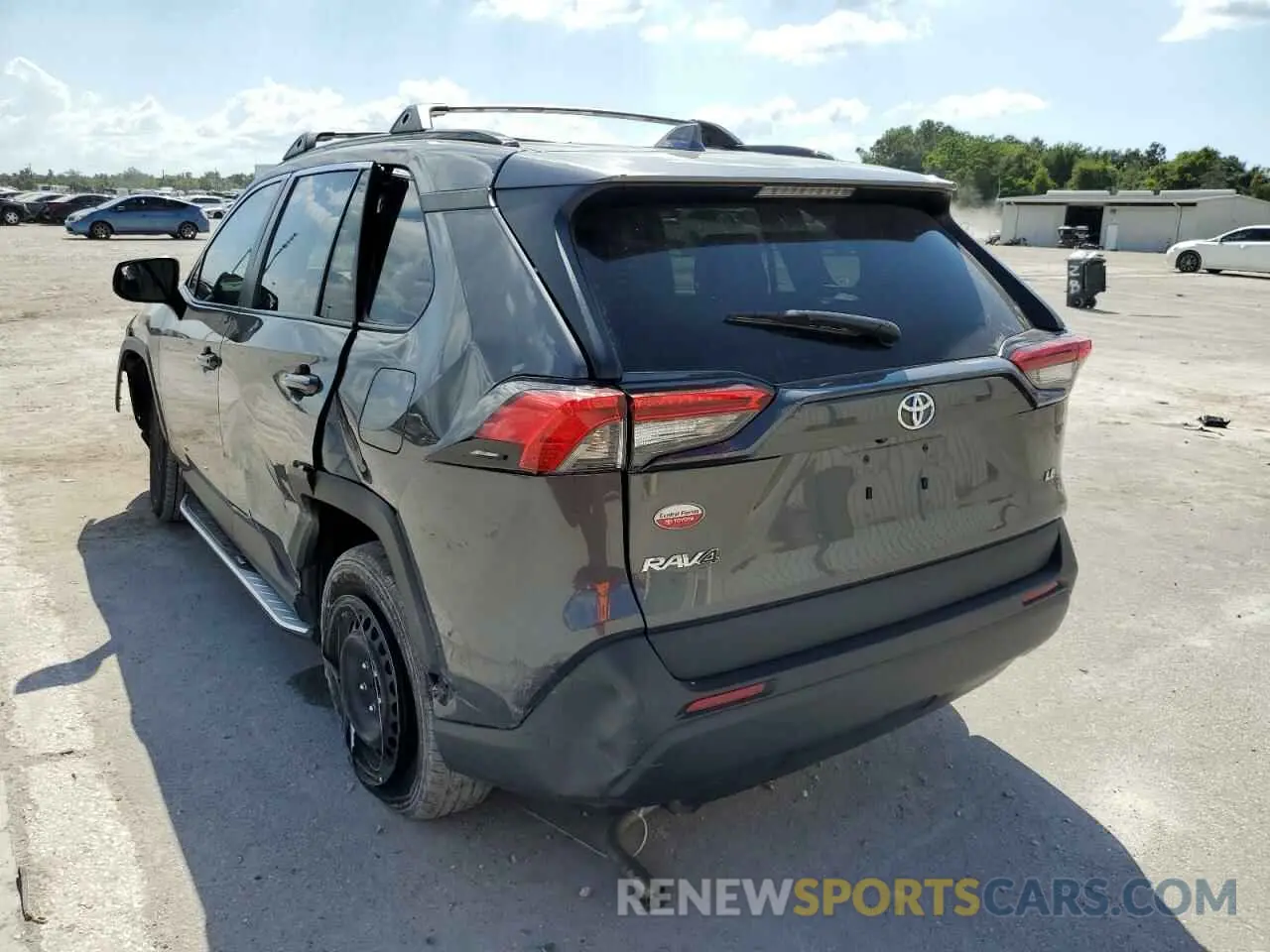 3 fotografías del automóvil dañado 2T3H1RFVXLC067696 TOYOTA RAV4 2020