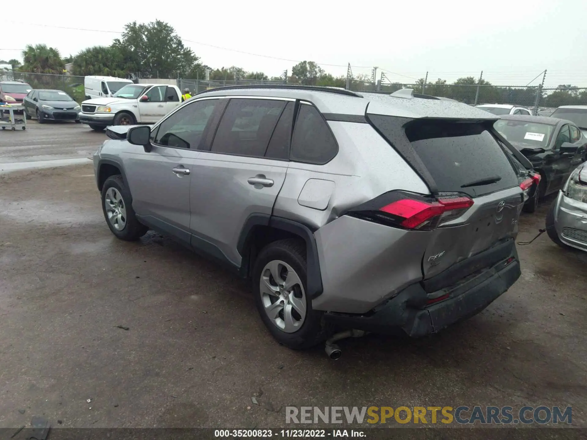 3 fotografías del automóvil dañado 2T3H1RFVXLC077242 TOYOTA RAV4 2020