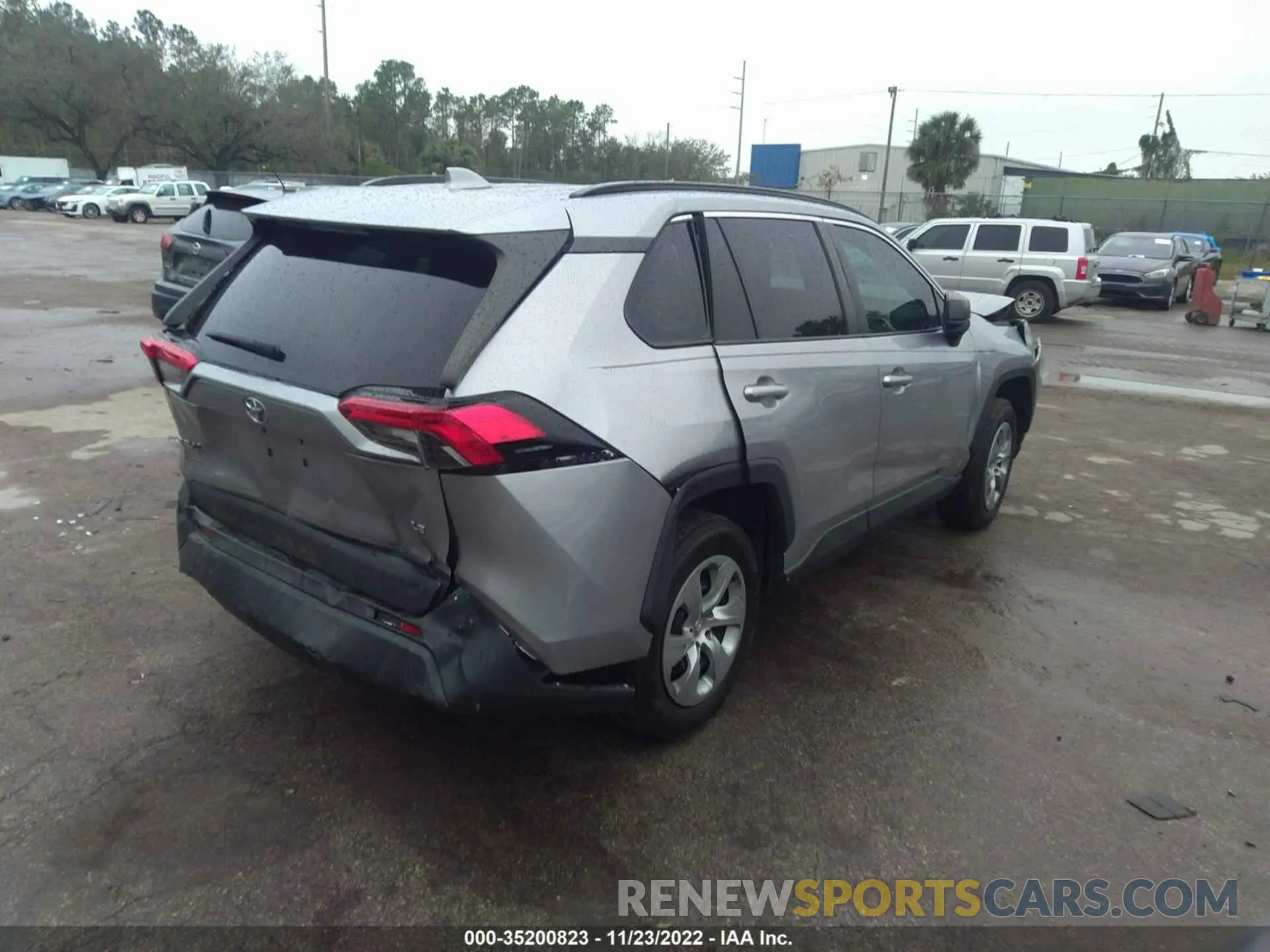 4 fotografías del automóvil dañado 2T3H1RFVXLC077242 TOYOTA RAV4 2020