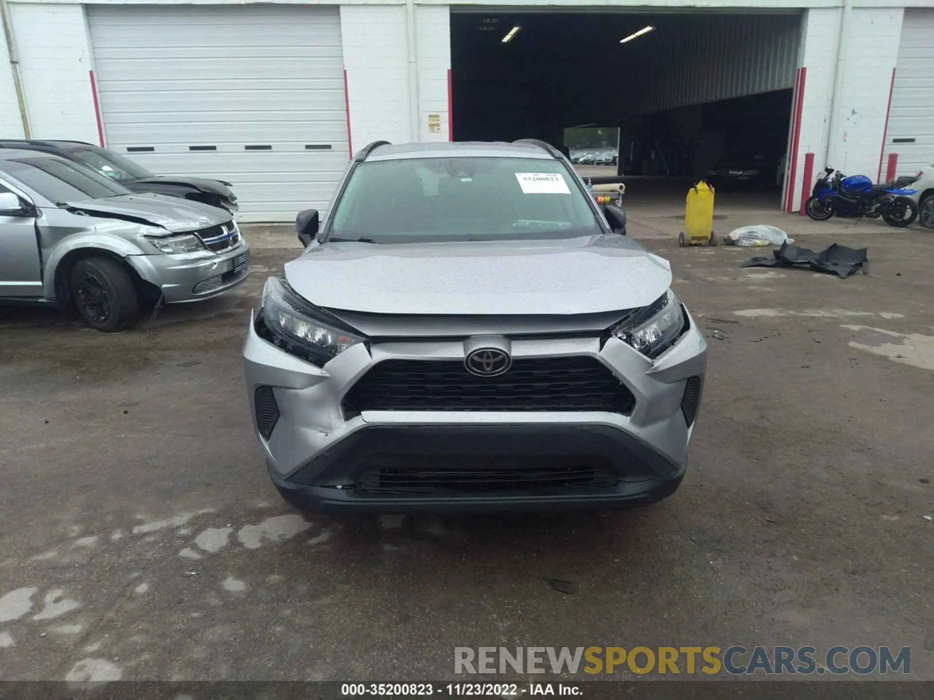 6 fotografías del automóvil dañado 2T3H1RFVXLC077242 TOYOTA RAV4 2020