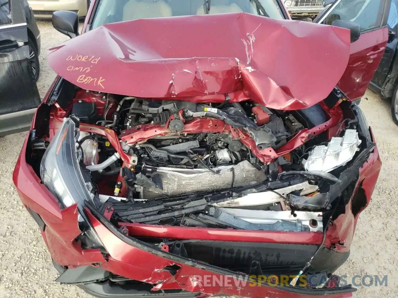 12 fotografías del automóvil dañado 2T3H1RFVXLW061654 TOYOTA RAV4 2020