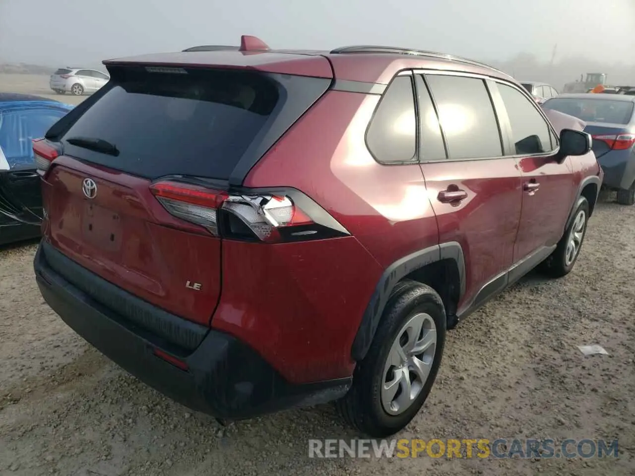3 fotografías del automóvil dañado 2T3H1RFVXLW061654 TOYOTA RAV4 2020