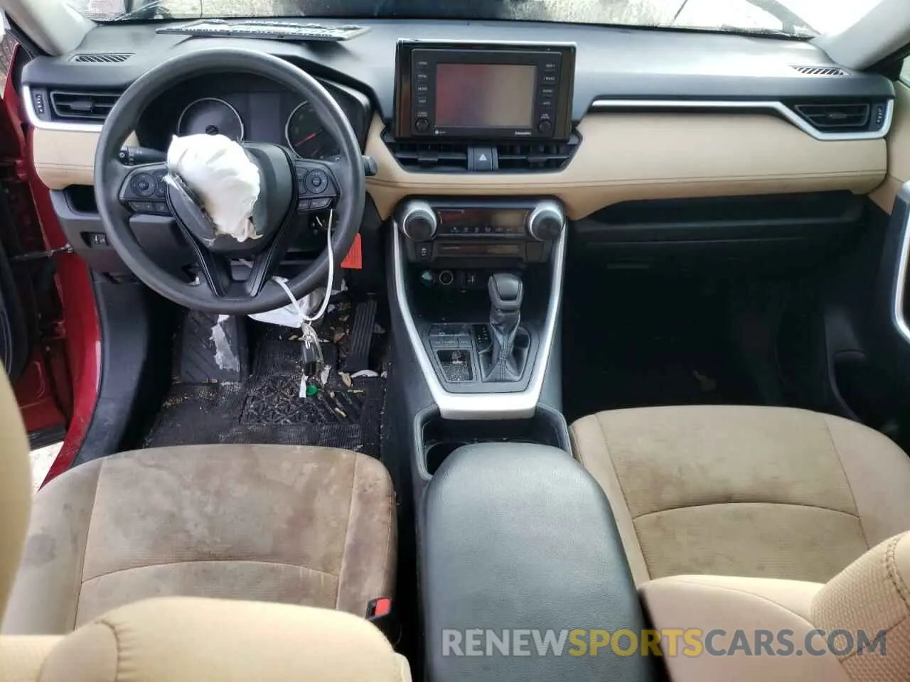 8 fotografías del automóvil dañado 2T3H1RFVXLW061654 TOYOTA RAV4 2020