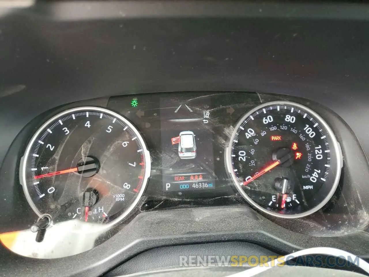 9 fotografías del automóvil dañado 2T3H1RFVXLW068782 TOYOTA RAV4 2020