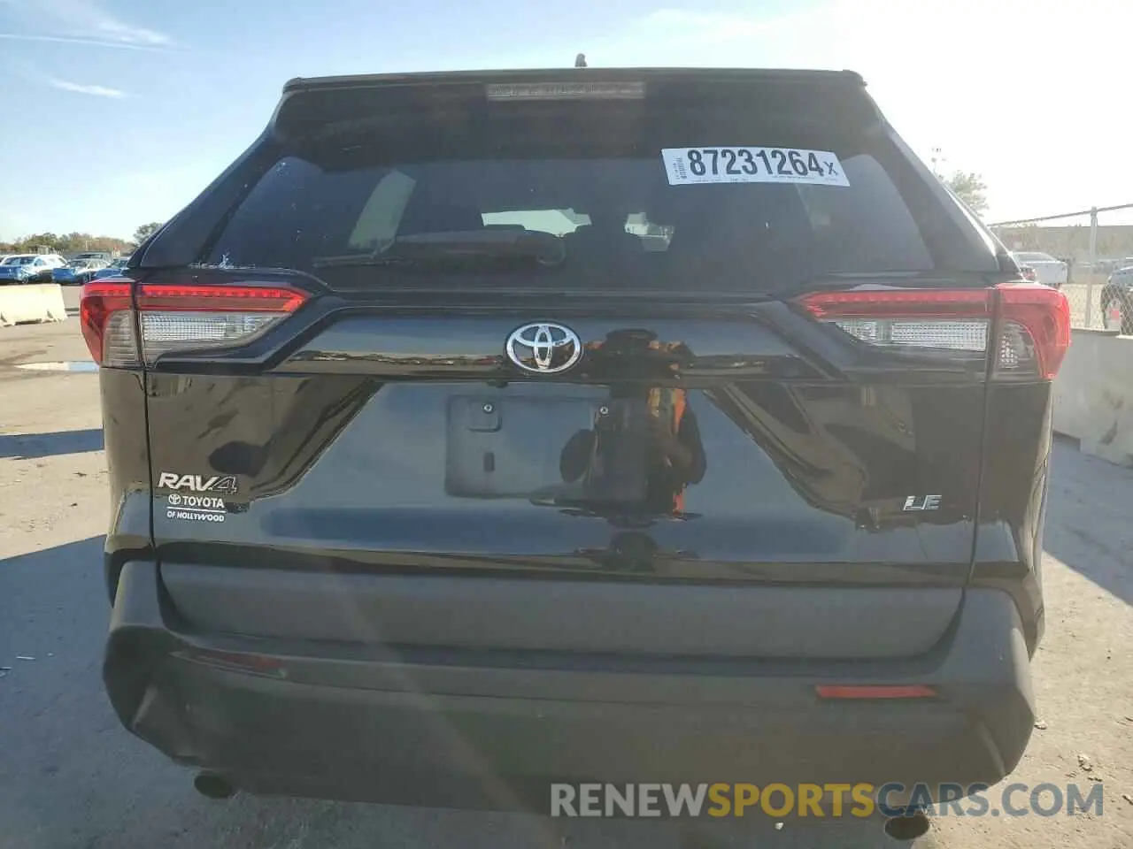 6 fotografías del automóvil dañado 2T3H1RFVXLW069298 TOYOTA RAV4 2020