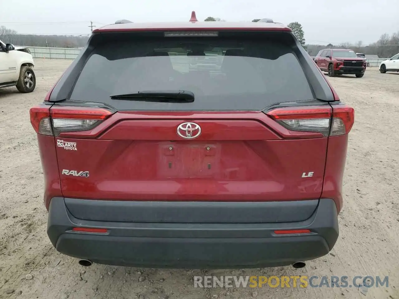 6 fotografías del automóvil dañado 2T3H1RFVXLW077949 TOYOTA RAV4 2020
