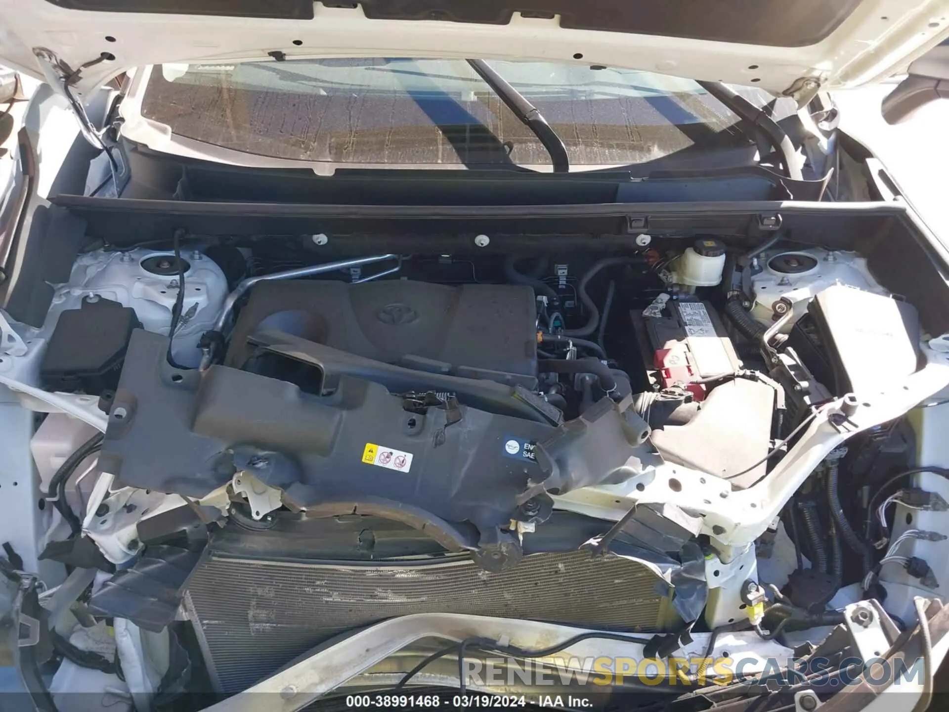 10 fotografías del automóvil dañado 2T3H1RFVXLW079653 TOYOTA RAV4 2020