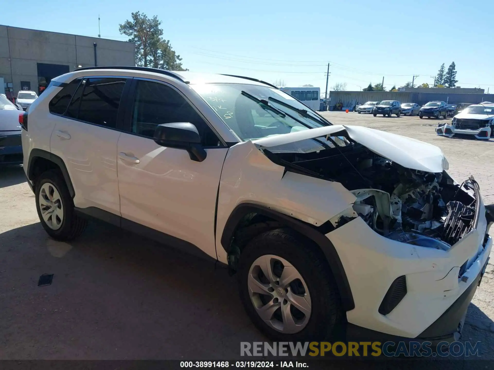 13 fotografías del automóvil dañado 2T3H1RFVXLW079653 TOYOTA RAV4 2020