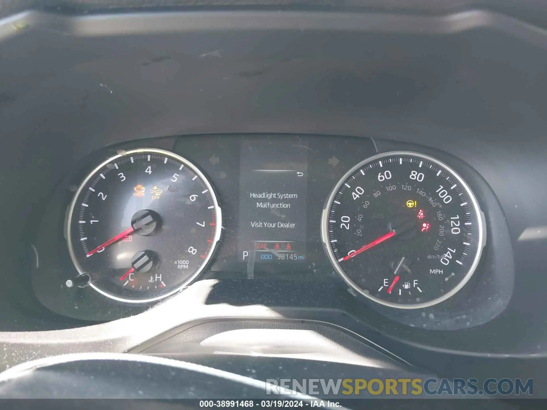 7 fotografías del automóvil dañado 2T3H1RFVXLW079653 TOYOTA RAV4 2020
