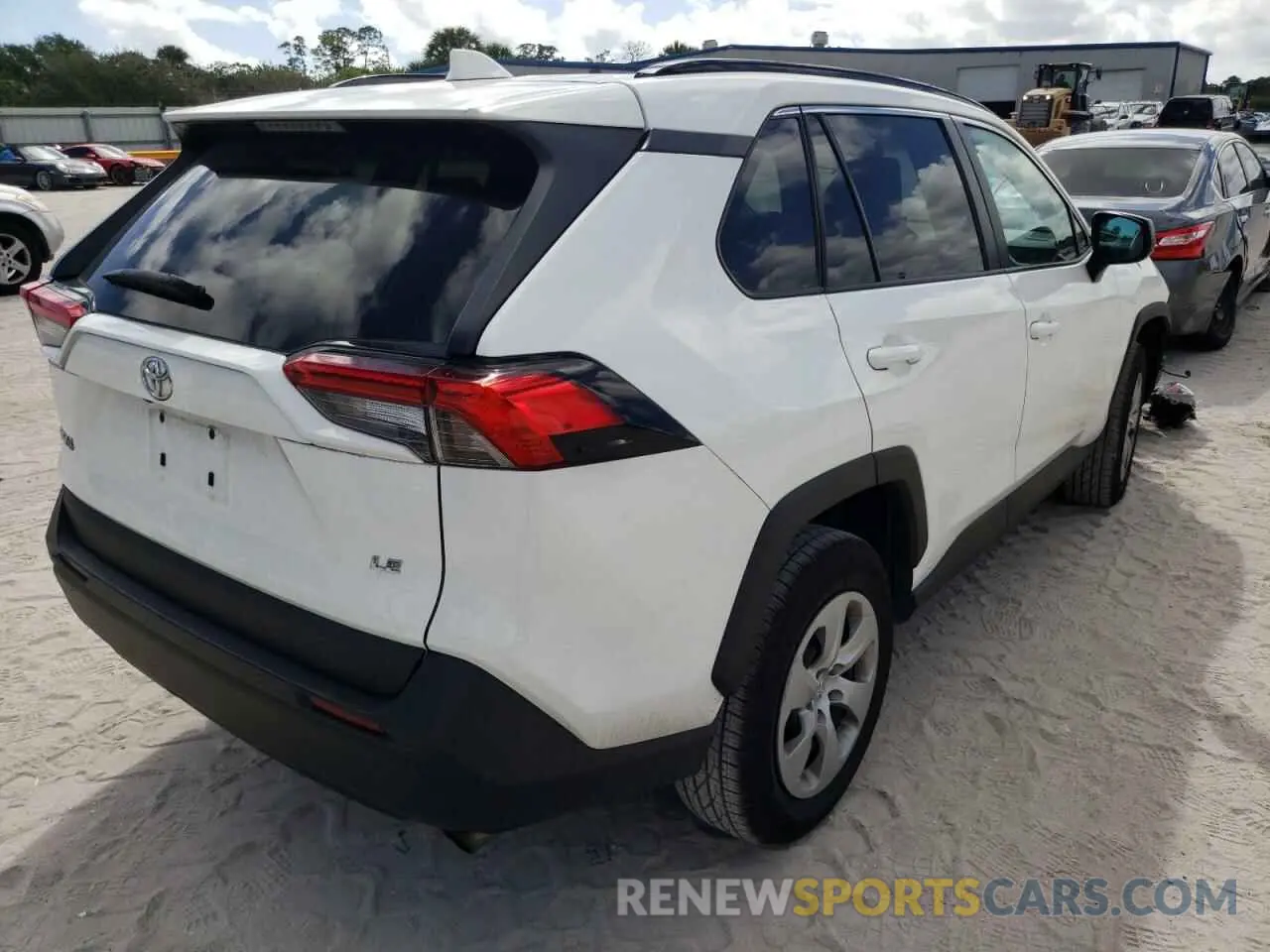 4 fotografías del automóvil dañado 2T3H1RFVXLW080317 TOYOTA RAV4 2020
