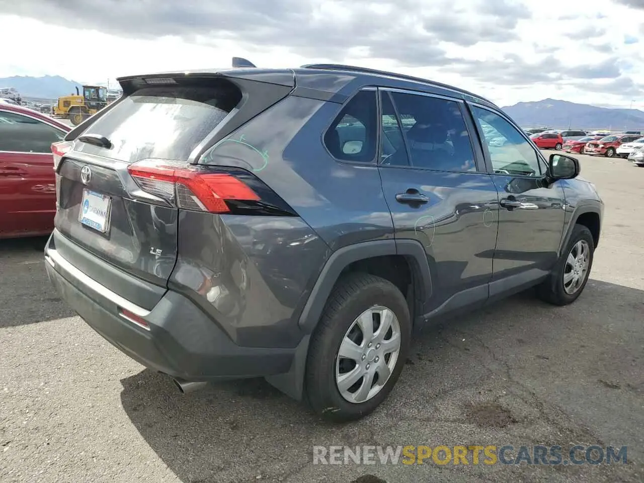 3 fotografías del automóvil dañado 2T3H1RFVXLW086232 TOYOTA RAV4 2020